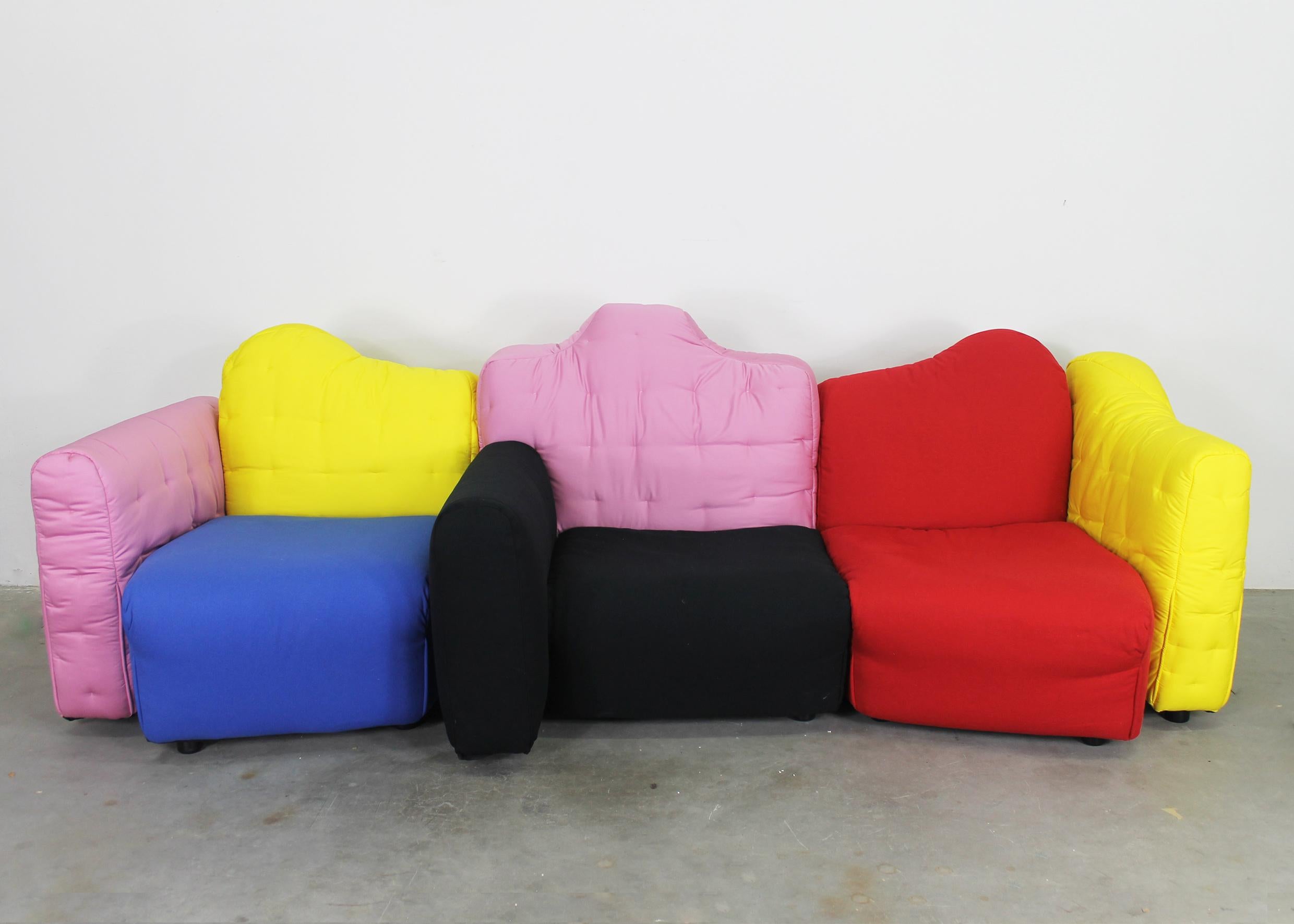 Gaetano Pesce Sofá modular Cannaregio de Cassina Meda Años 80 Italiano en venta