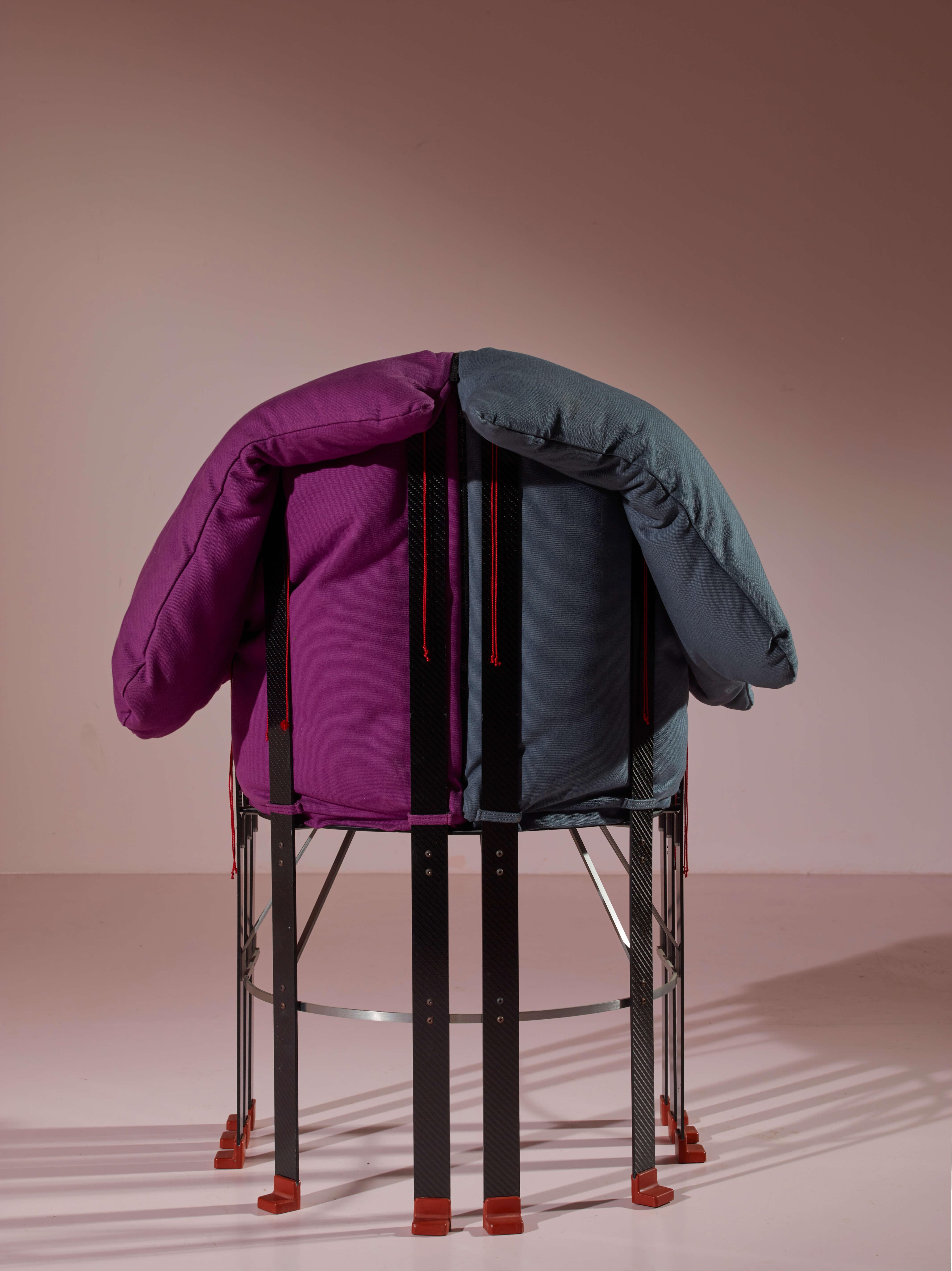 Gaetano Pesce carbon fiber and fabric 
