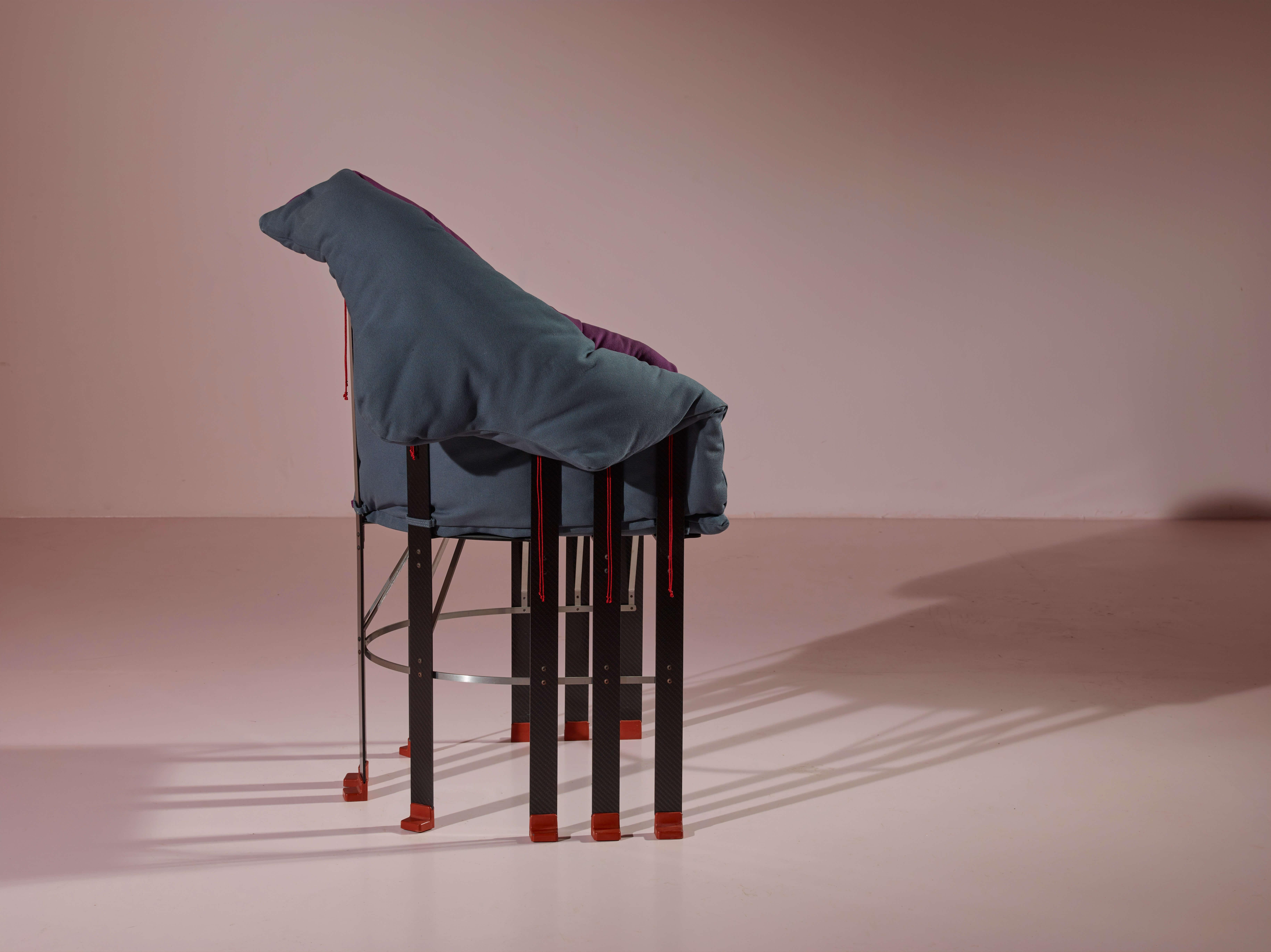 Gaetano Pesce carbon fiber and fabric 
