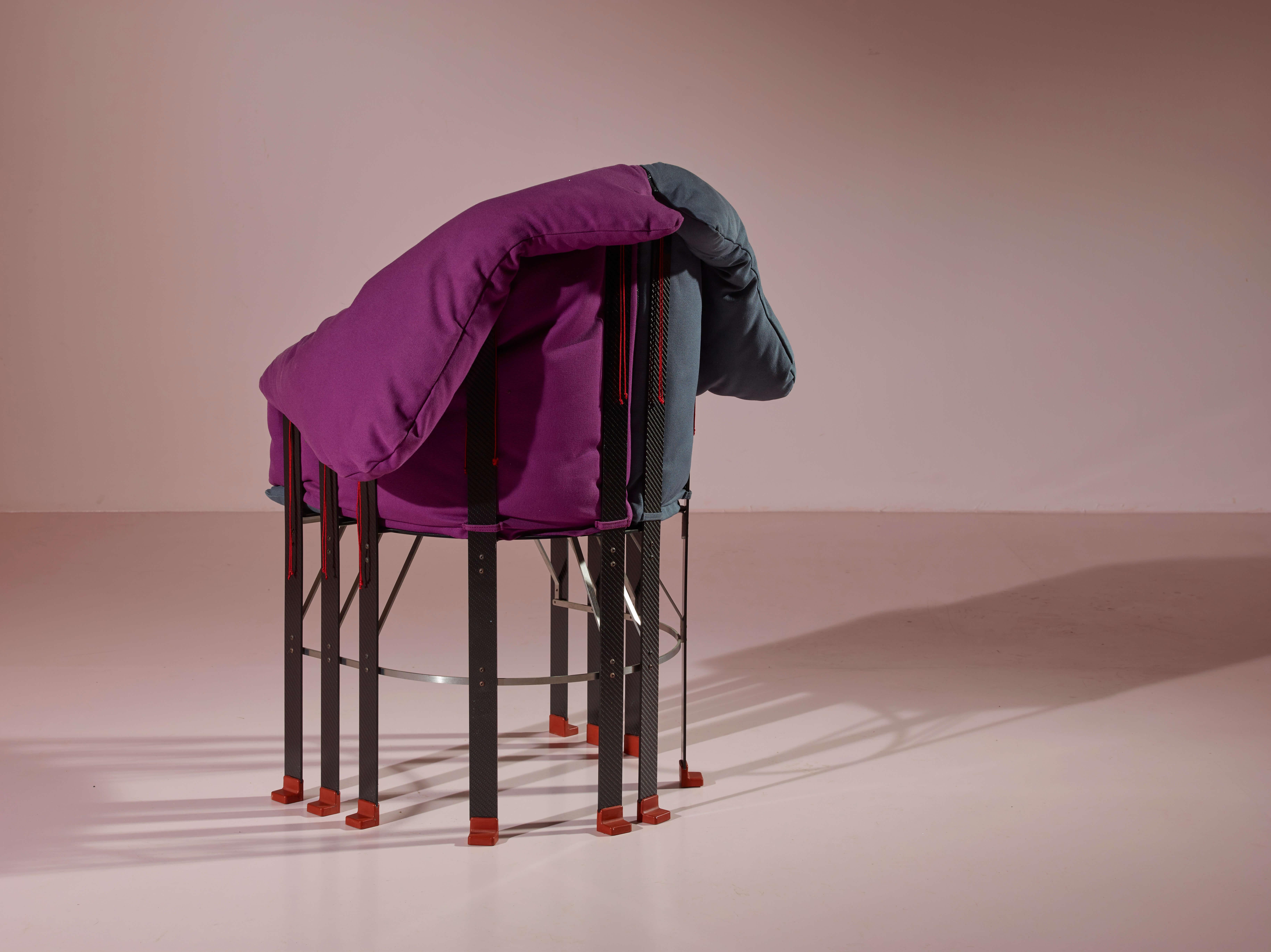 Gaetano Pesce carbon fiber and fabric 