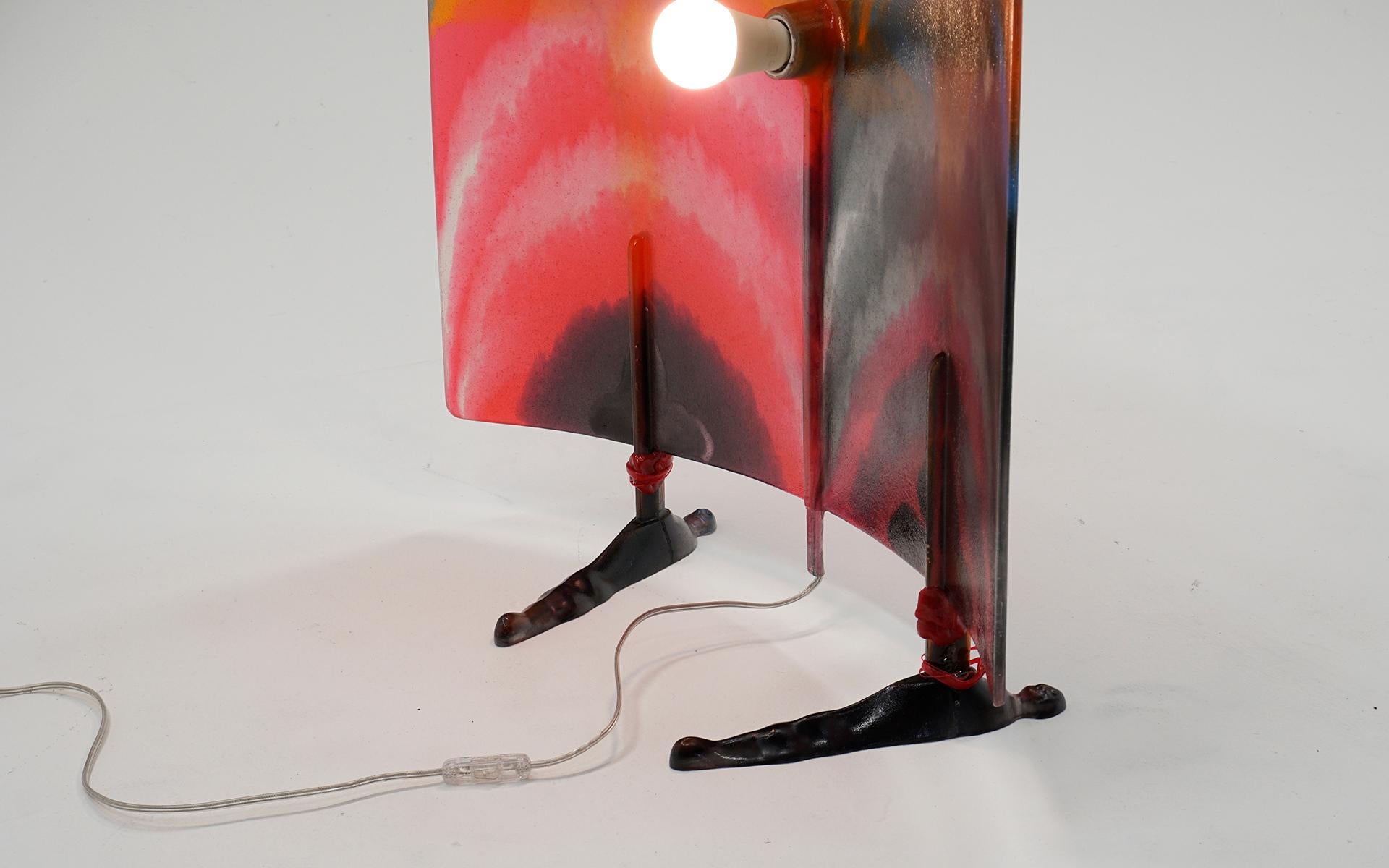 Contemporary Gaetano Pesce Chador Table Lamp From The Open Sky Series For Sale
