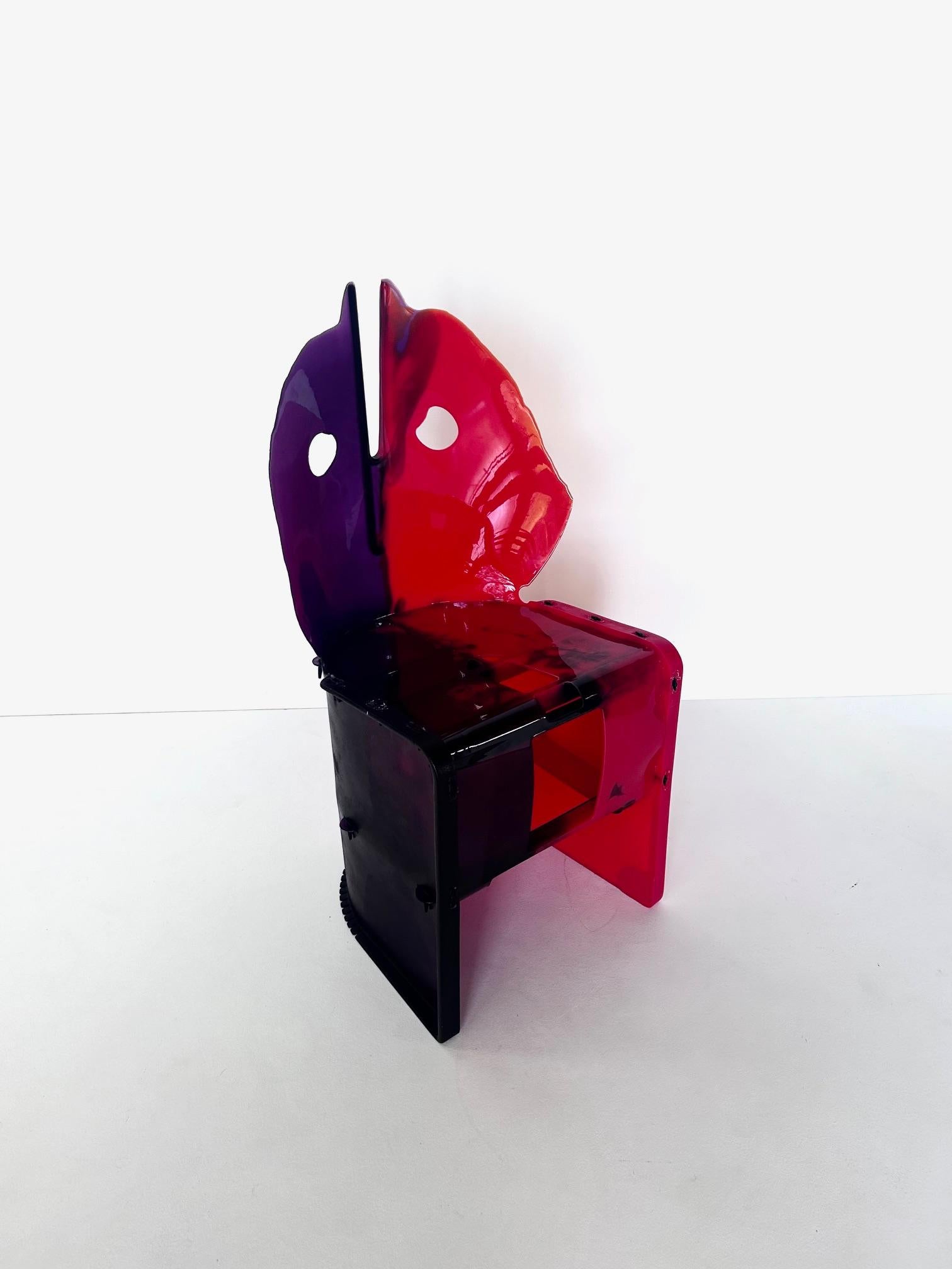 Resin Gaetano Pesce chair - Nobody's Perfect - Collection , Zerodisegno For Sale
