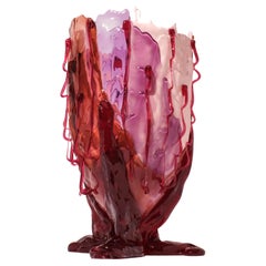 Gaetano Pesce Clear Special Vase XL Resin Fuchsia Pink Lilac