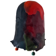 Gaetano Pesce Contemporary Italian Floor Lamp, Table Lamp in Multi-Color Resin