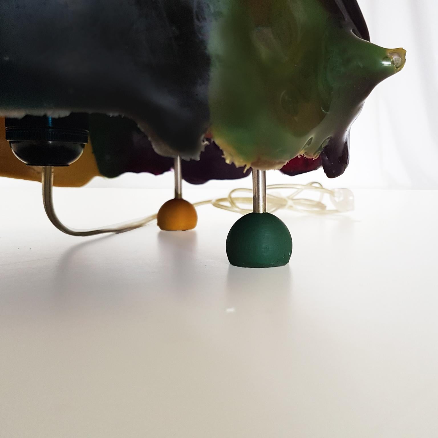 Gaetano Pesce Contemporary Italian Floor Lamp, Table Lamp in Multi-Color Resin For Sale 7