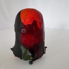 Gaetano Pesce Contemporary Italian Floor Lamp, Table Lamp in Multi-Color Resin