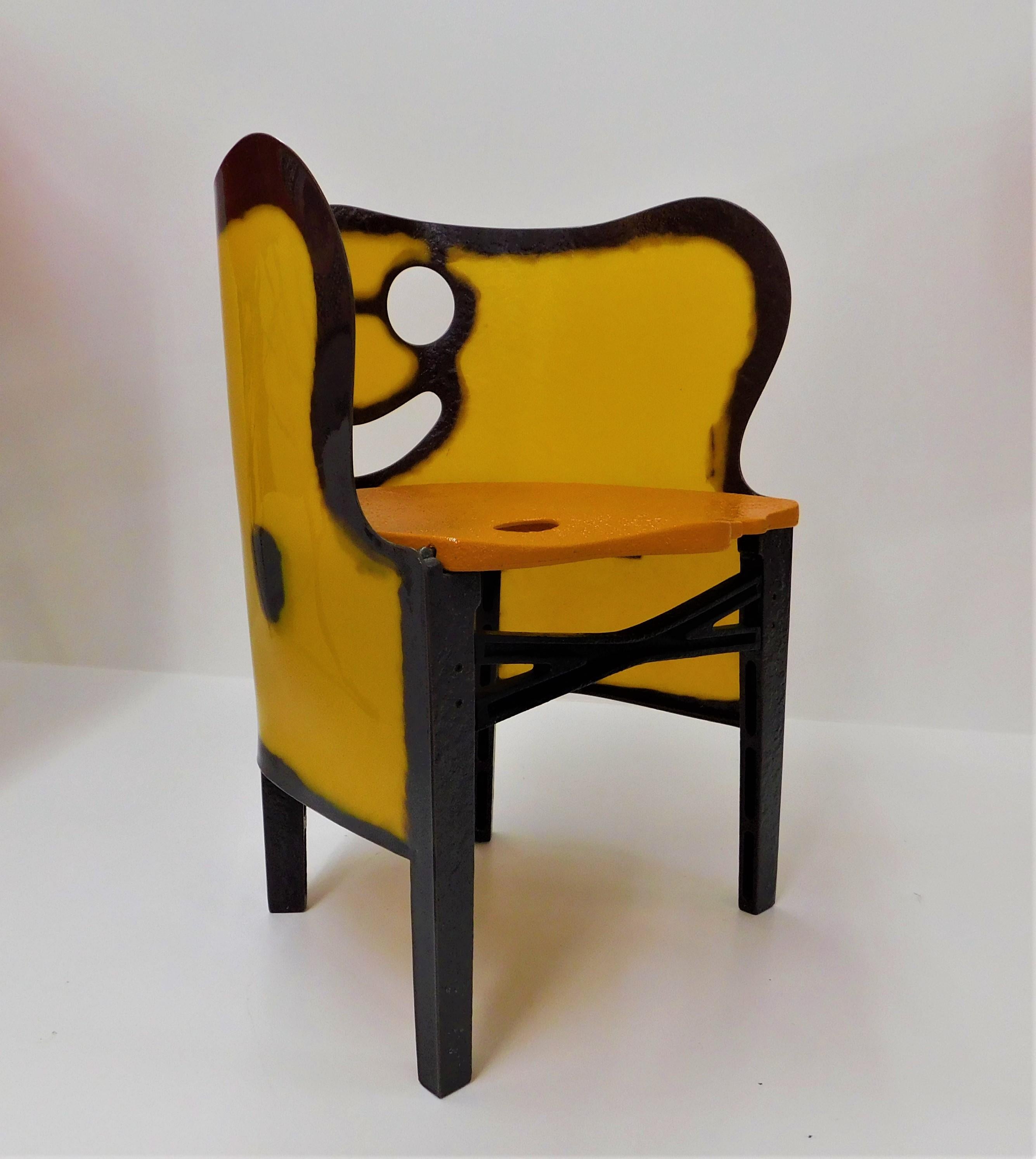 Post-Modern Gaetano Pesce Crosby Childs Chair Fish Design, New York