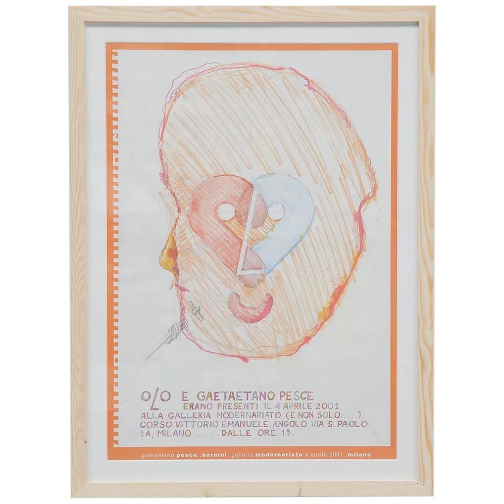 Poster della mostra di Gaetano Pesce Bernini, Italia, 2001