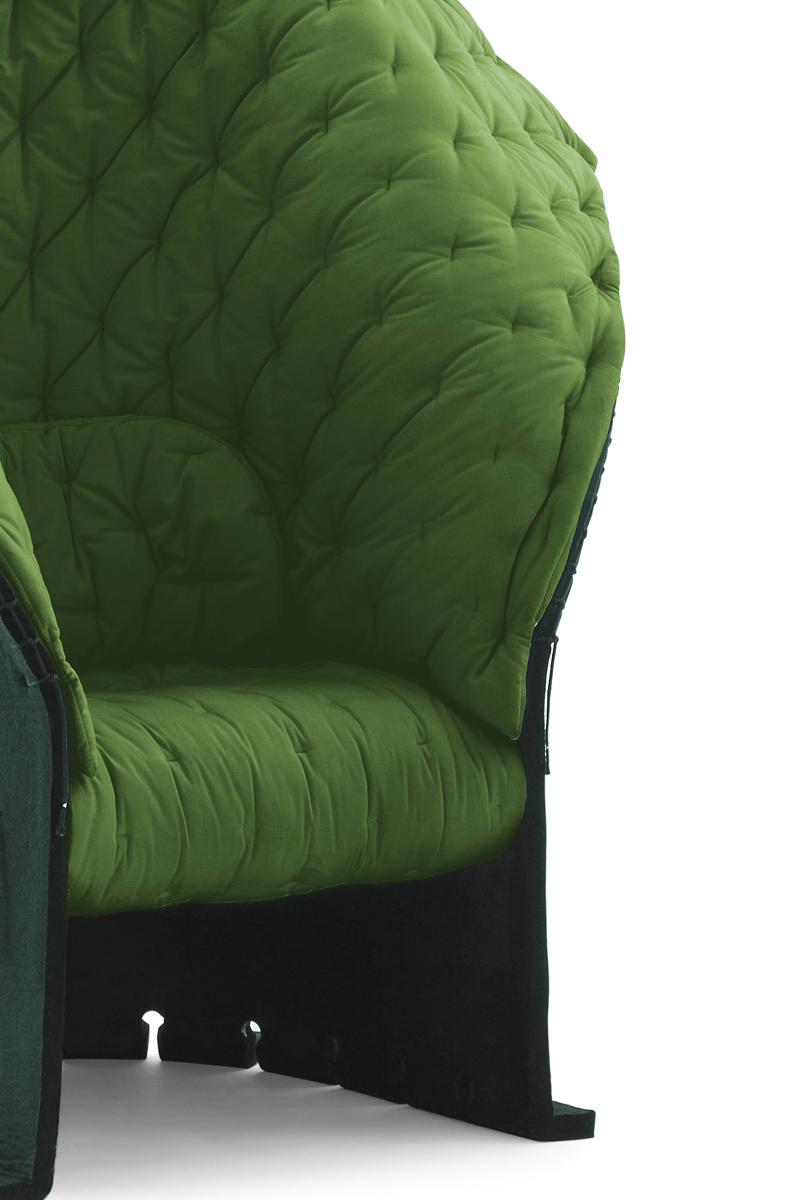 Armchair model Feltri designed by Gaetano Pesce in 1987.
Manufactured by Cassina in Italy.

Crafted using a patented Cassina production technique, Feltri is a symbol of cutting-edge design, the result of representational research played out on