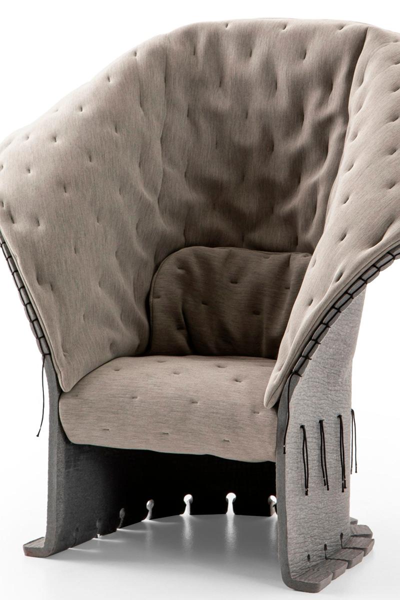 Armchair model Feltri designed by Gaetano Pesce in 1987.
Manufactured by Cassina in Italy.

Crafted using a patented Cassina production technique, Feltri is a symbol of cutting-edge design, the result of representational research played out on