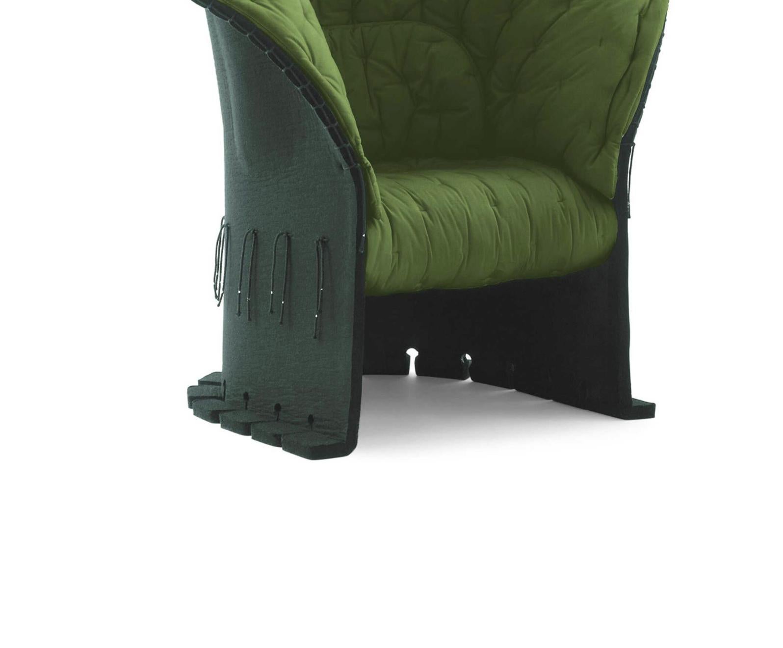 Mid-Century Modern Gaetano Pesce Feltri Felt Chair For Cassina For Sale