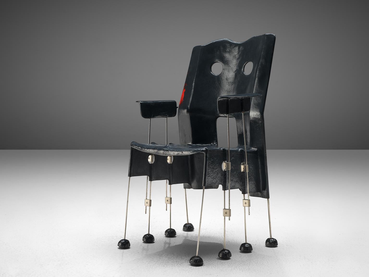 Mid-Century Modern « Green Street Chairs » de Gaetano Pesce, première édition, 1984