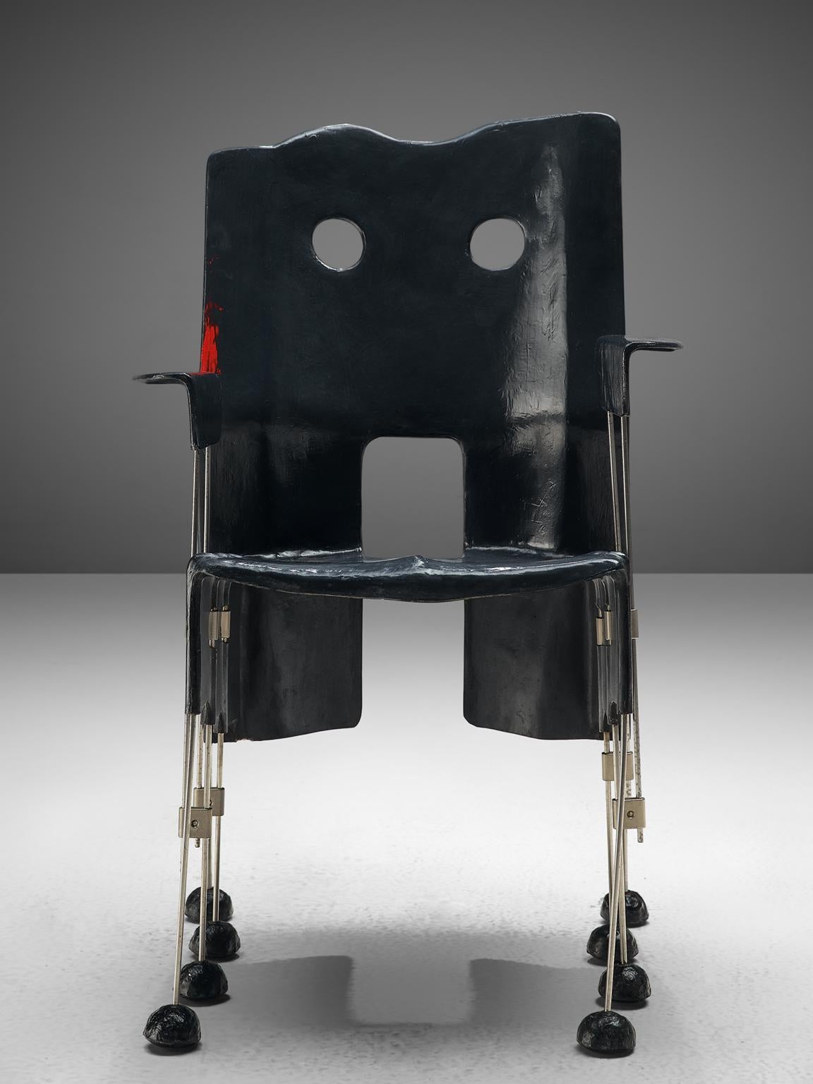 « Green Street Chairs » de Gaetano Pesce, première édition, 1984 Bon état à Waalwijk, NL