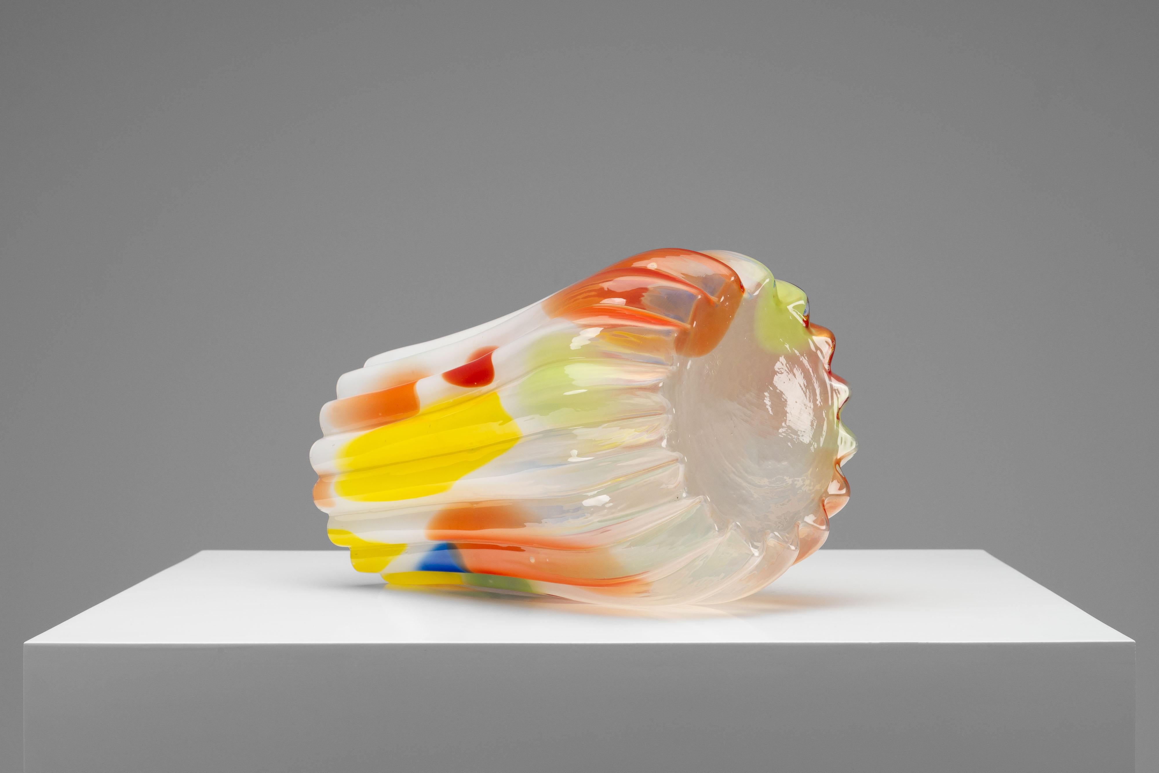 Gaetano Pesce Vase im Fischdesign aus Murano, Italien 1994 im Angebot 6