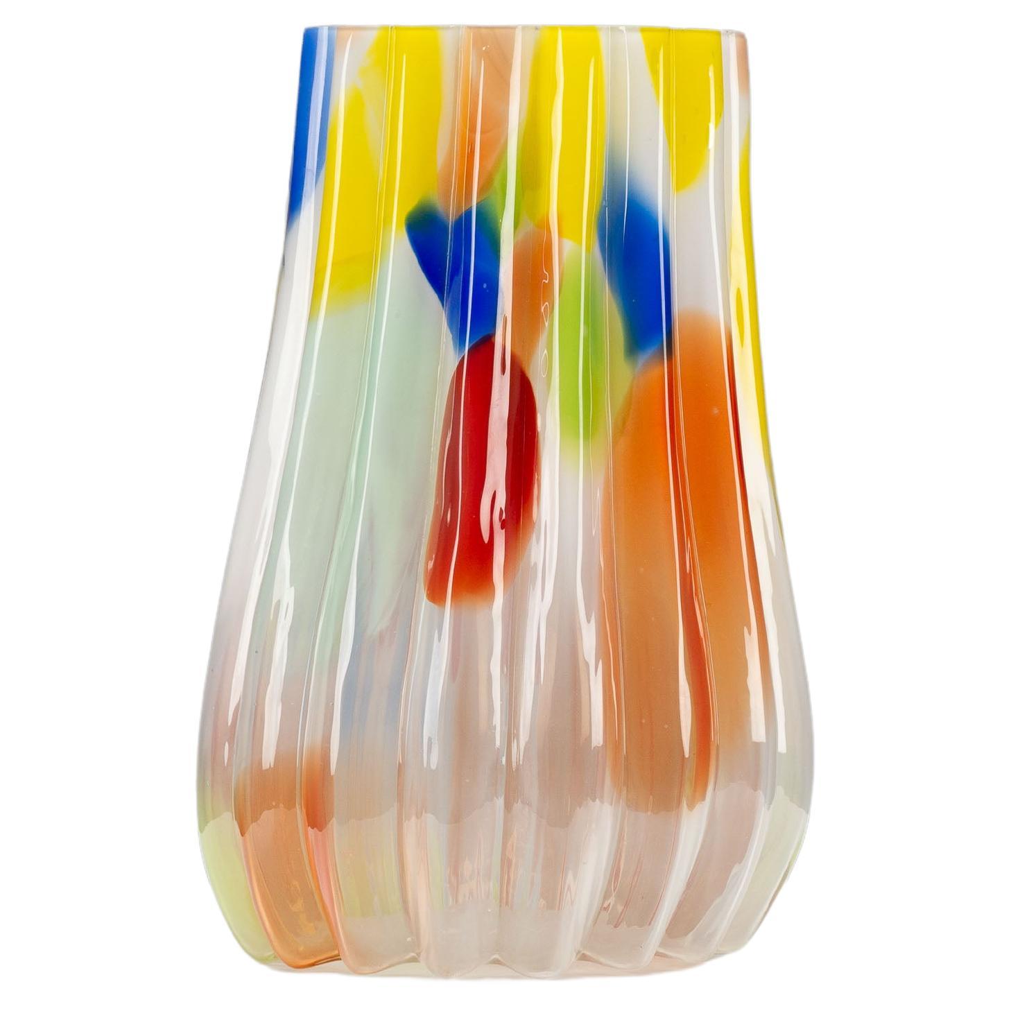 Vase à motif de poissons Gaetano Pesce, Murano, Italie 1994