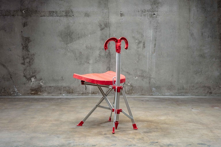 Molded Gaetano Pesce Folding Umbrella Chair For Sale