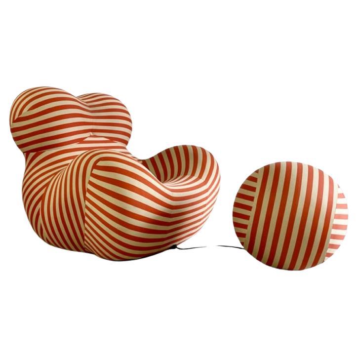 Gaetano Pesce for B&B Italia UP5 and UP6 Lounge Chair and Ottoman