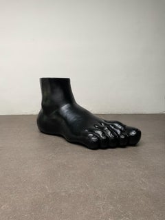 Gaetano Pesce First Edition 'Il Piede' Postmodern Lounge Chair, Black, 1969