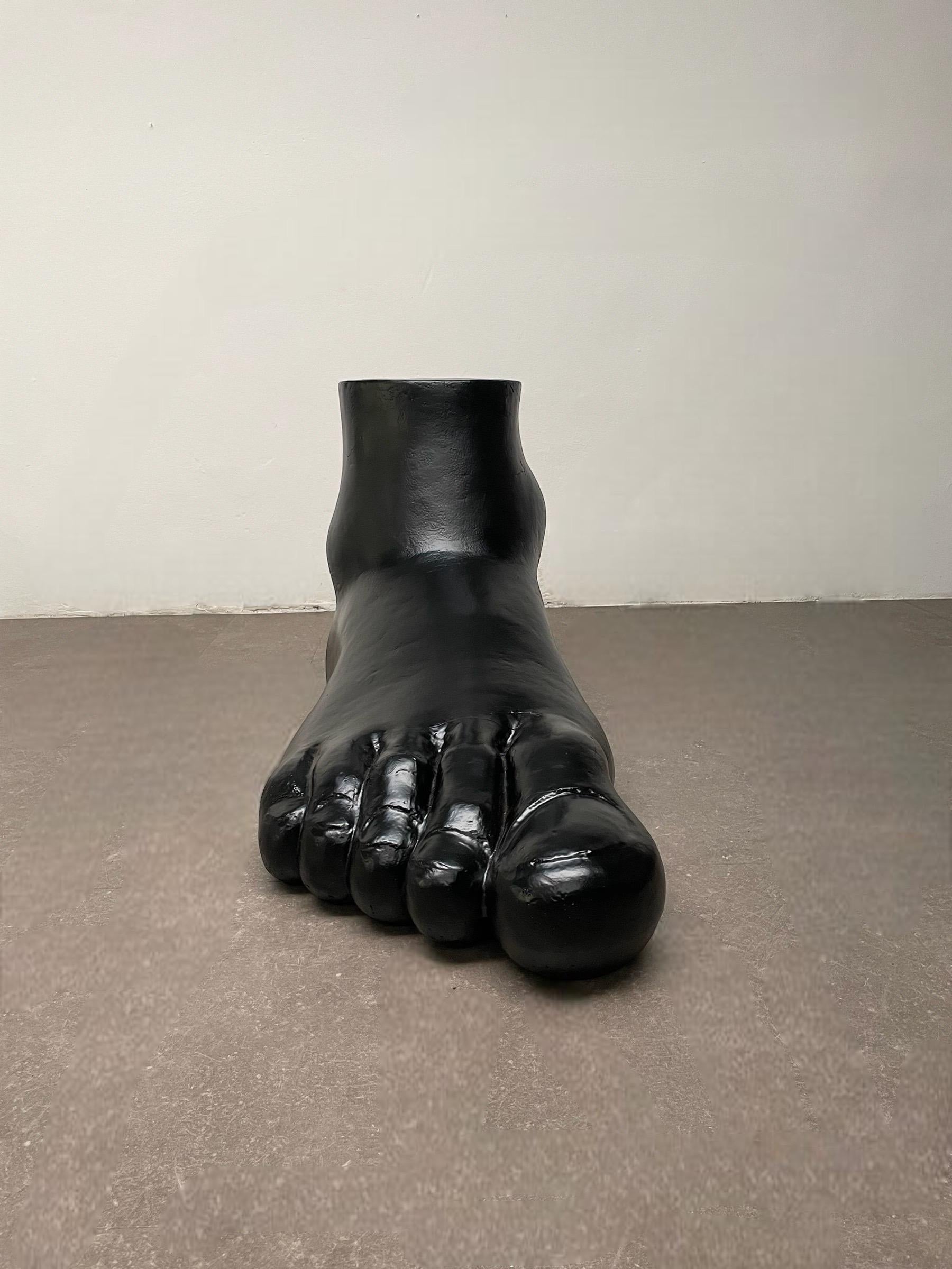 Mid-20th Century Gaetano Pesce First Edition 'Il Piede' Postmodern Lounge Chair, Black, 1969