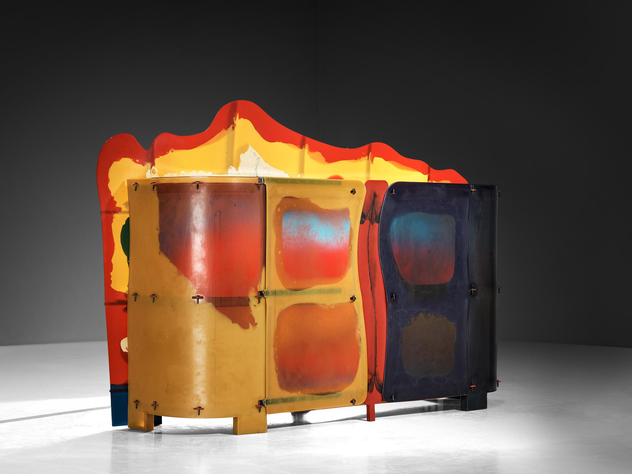 Gaetano Pesce for Zerodisegno, sideboard from the 'Nobody's Perfect' series, polyurethane resin, Italy, 2007

Gaetano Pesce has been pioneering a design approach that embraces the unpredictable, creating space for unique pieces within a larger