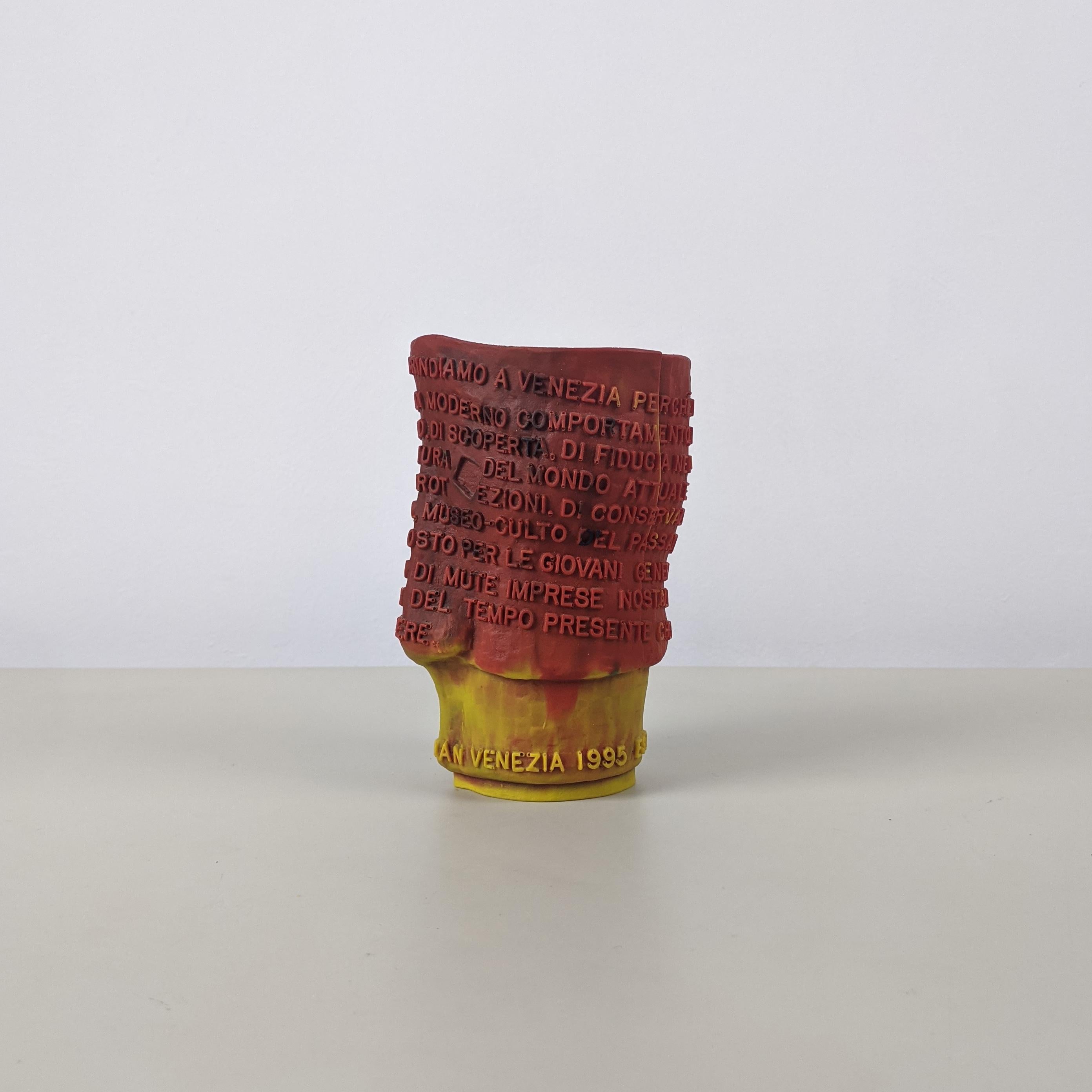 Post-Modern Gaetano Pesce 'Goto' Vase, 1995 for Caffè Florian Venice Biennale, Super Example