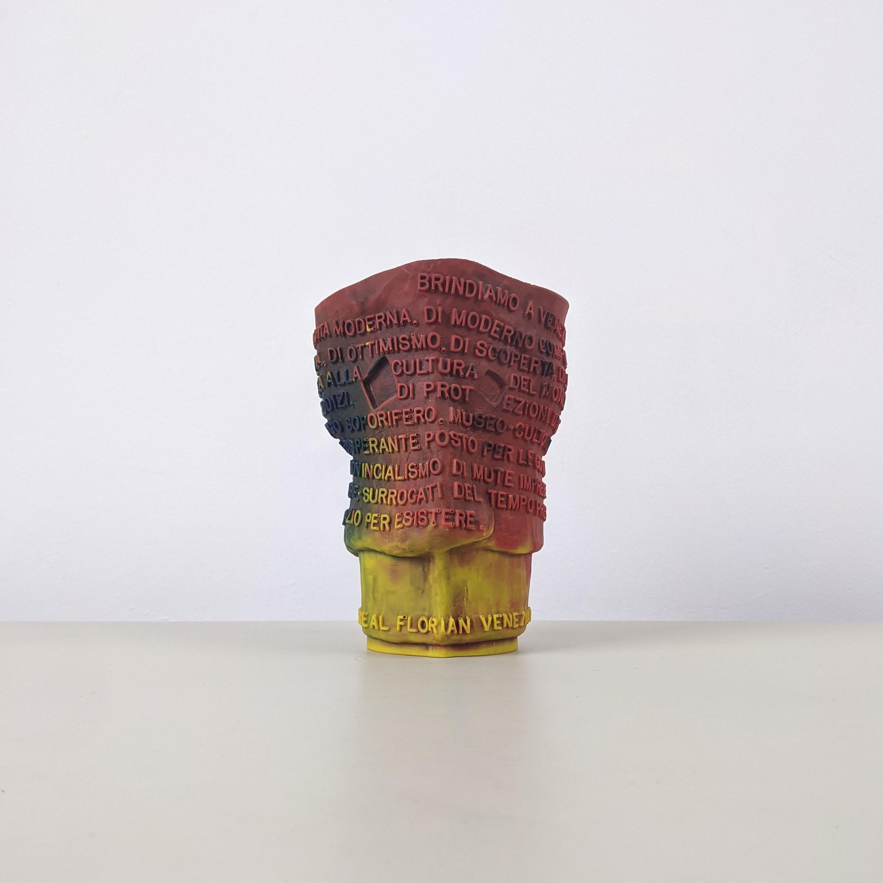 Gaetano Pesce 'Goto' Vase, 1995 for Caffè Florian Venice Biennale, Super Example In Excellent Condition In London, GB