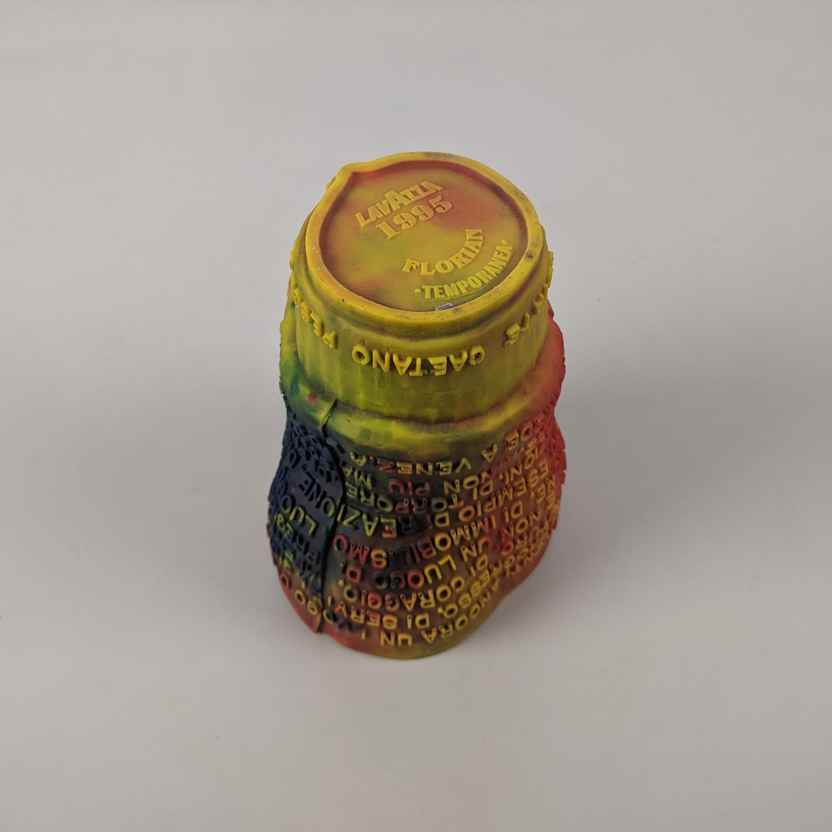 Late 20th Century Gaetano Pesce 'Goto' Vase, 1995 for Caffè Florian Venice Biennale, Super Example