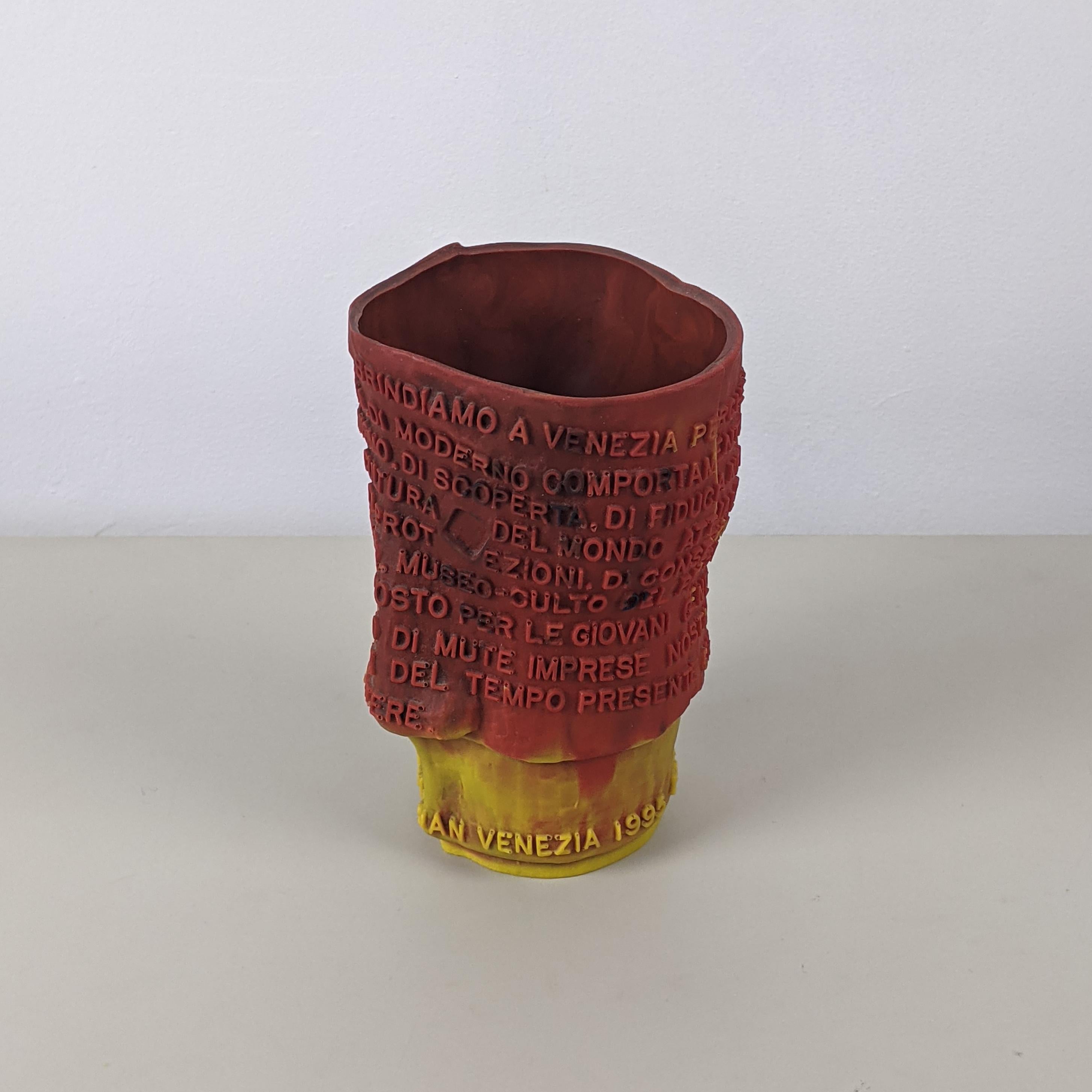 Gaetano Pesce 'Goto' Vase, 1995 for Caffè Florian Venice Biennale, Super Example 1