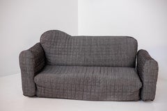 Gaetano Pesce Italian Sofa Cannaregio in Grey Fabric Original Condition