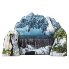 Fauteuil en coton imprimé « Montanara » de Gaetano Pesce pour Meritalia, édition limitée