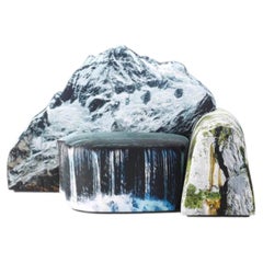 Gaetano Pesce « Montanara » : fauteuil individuel / fauteuil de détente pour Meritalia
