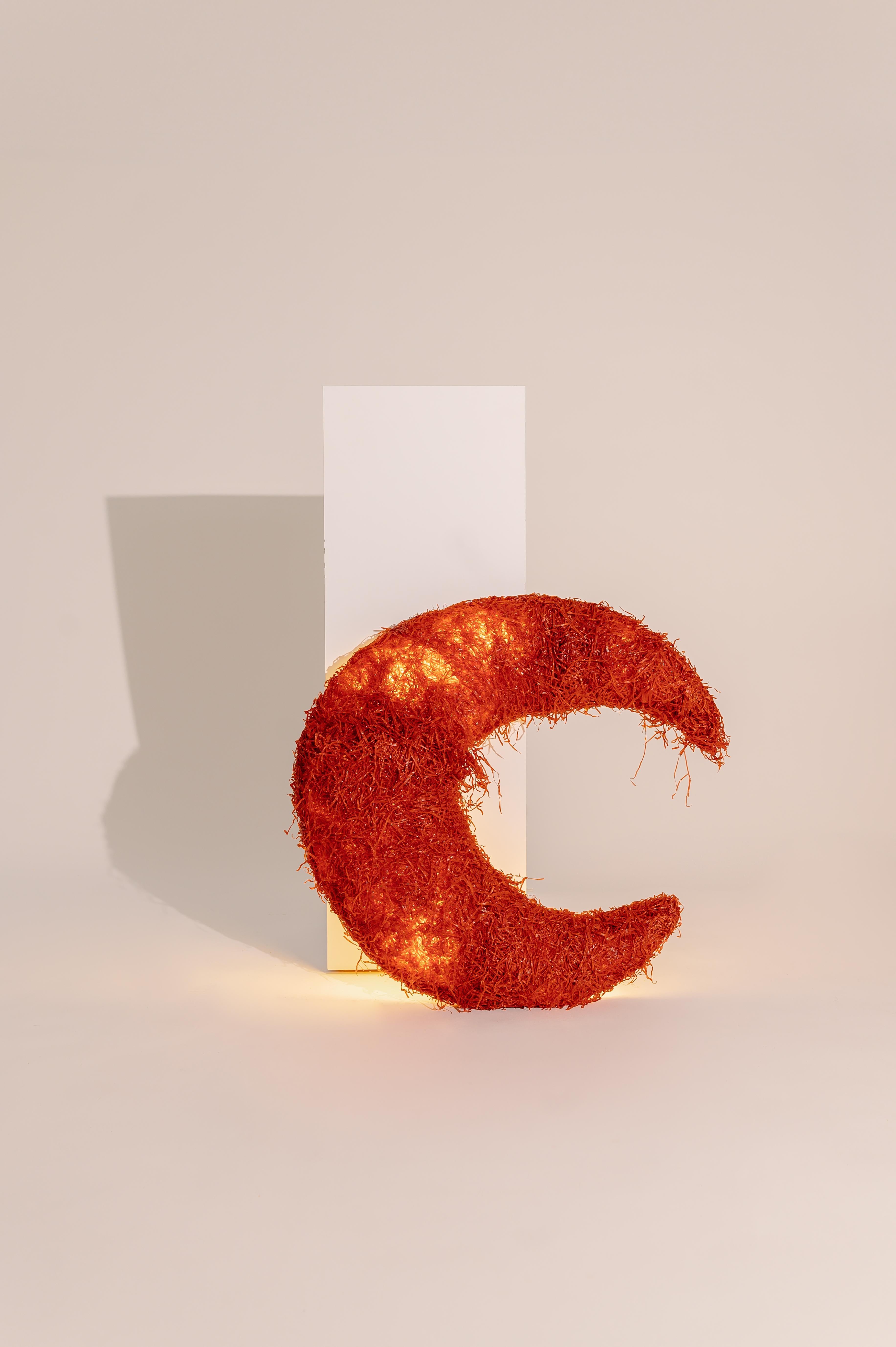 Rare wall sconce by Gaetano Pesce Studio, New York. This example was originally hardwired but has been rewired with a plug and switch for more functionality. A functional sculpture that works in a variety of interiors but would be astonishing in a