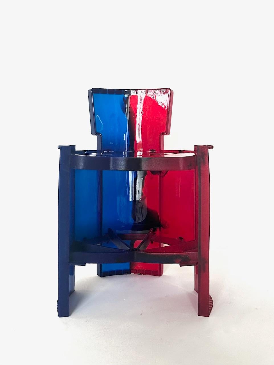 
Nobody's perfect chair Gaetano Pesce, Zerodisegno / Italy, 2002.

Mark: Zerodisegno / Gaetano Pesce, 2002
Signed and dated: 03 06 2002 . 
UNIQUE PIECE.

Excellent condition