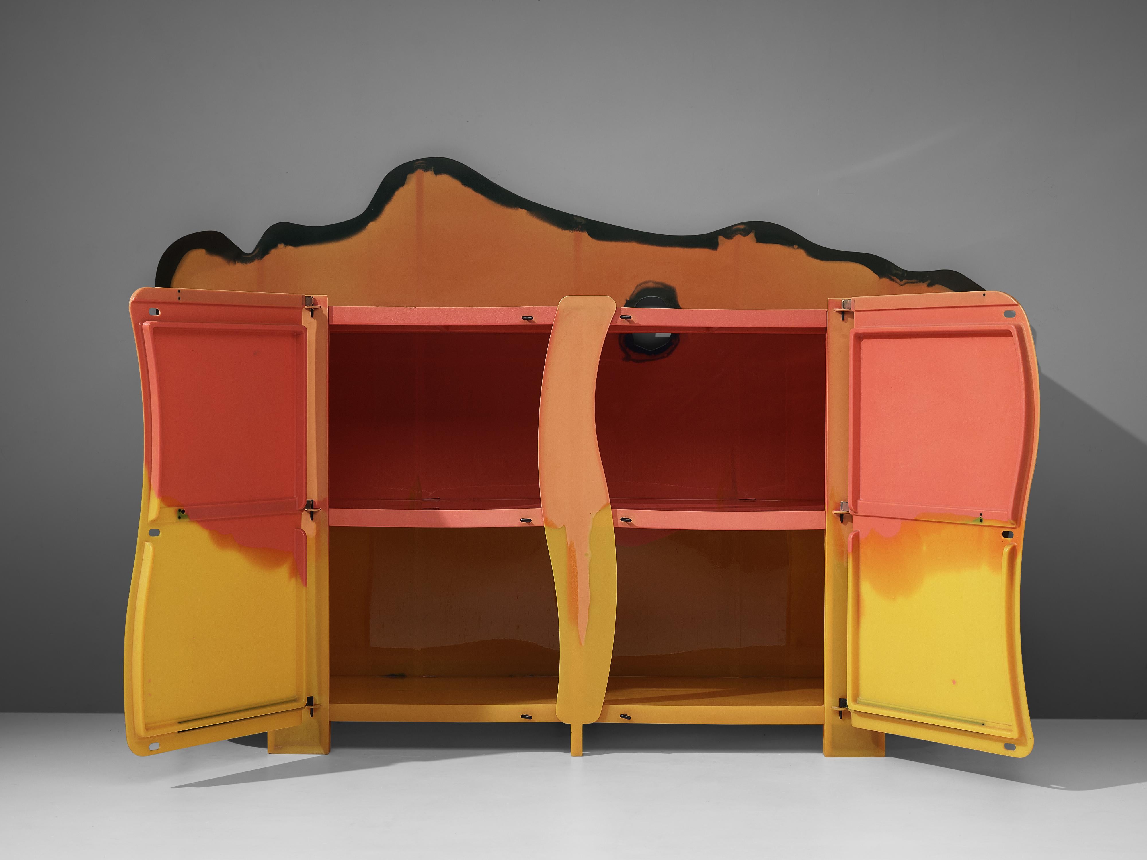 Gaetano Pesce ‘Nobody's Perfect’ Sideboard in Multicolored Resin 4