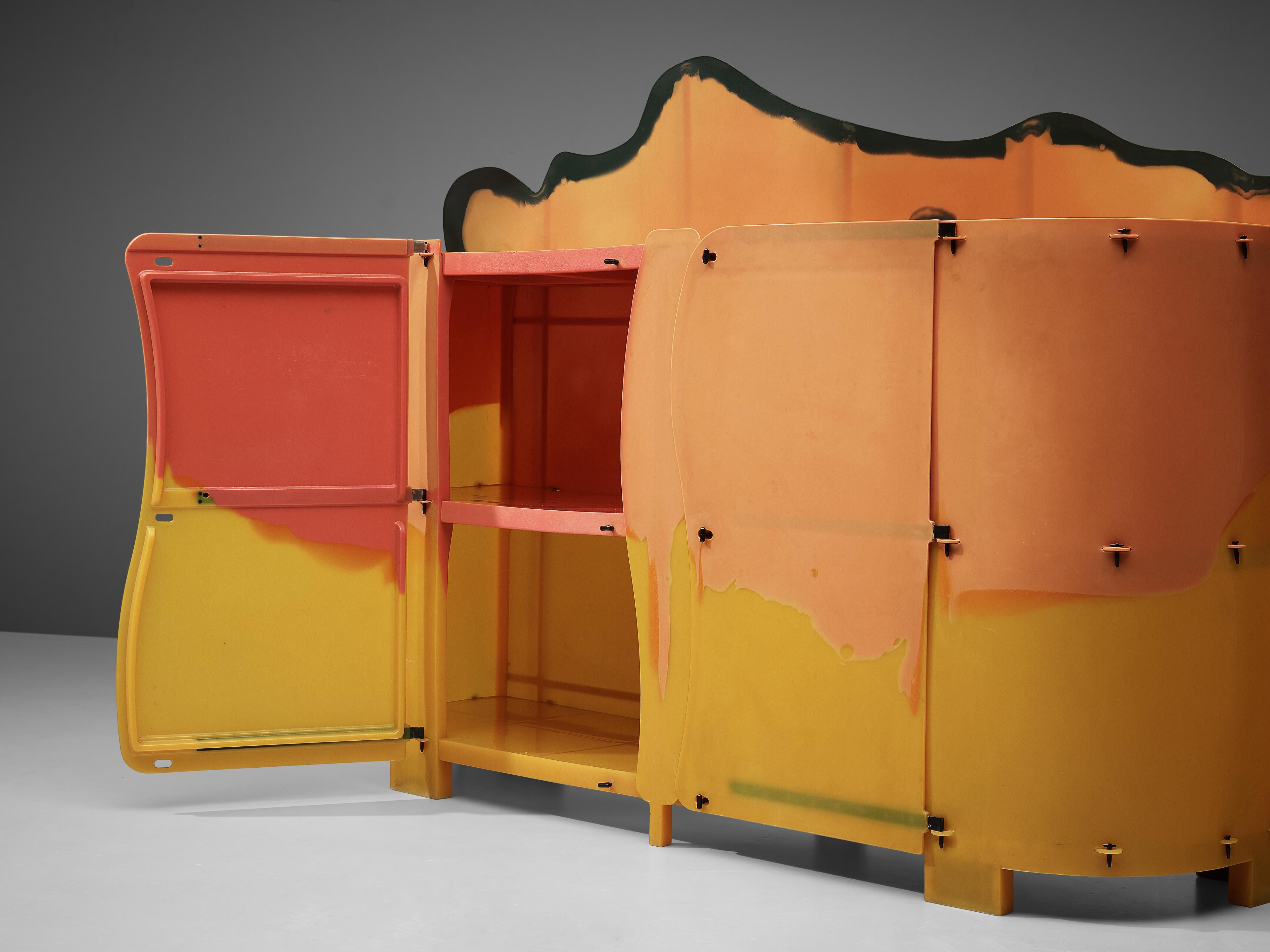 Modern Gaetano Pesce ‘Nobody's Perfect’ Sideboard in Multicolored Resin