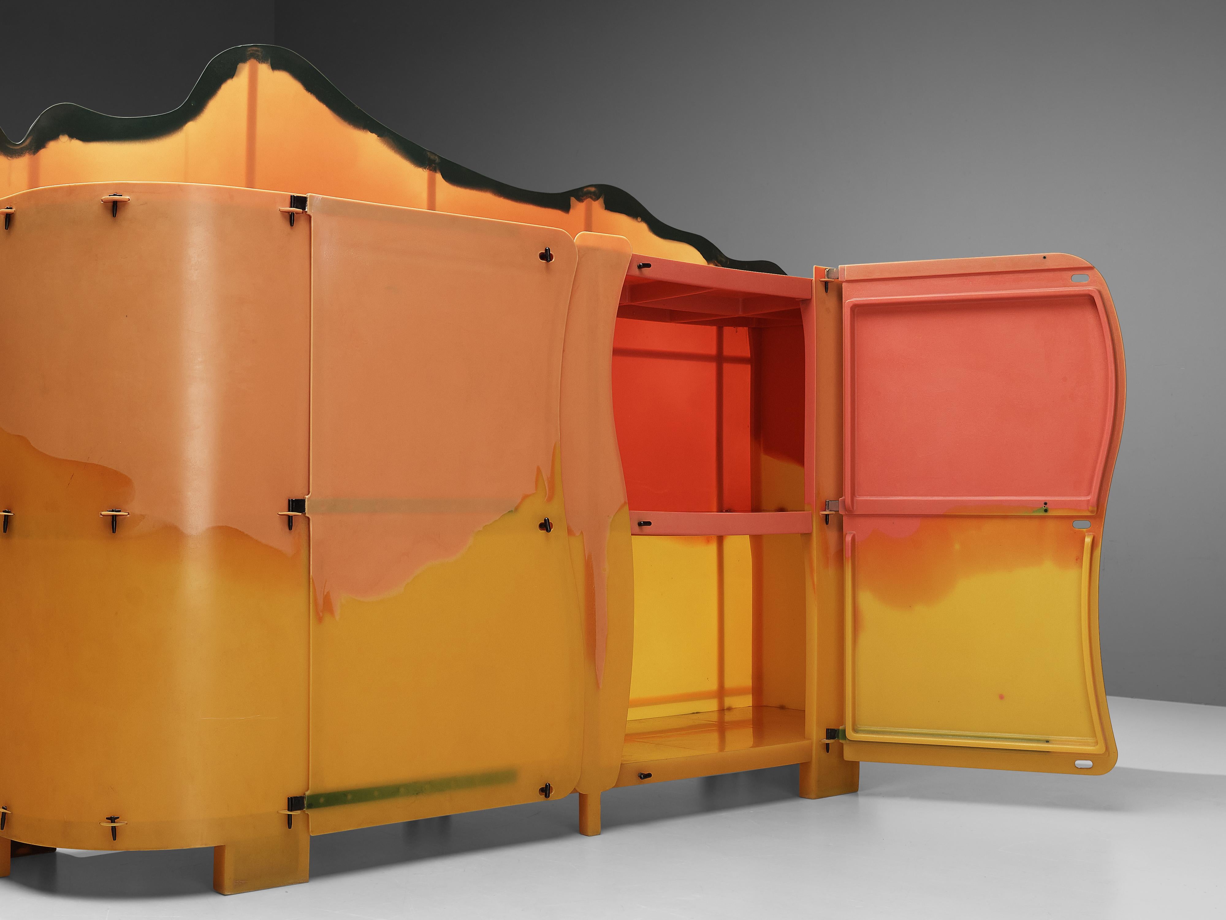 Contemporary Gaetano Pesce ‘Nobody's Perfect’ Sideboard in Multicolored Resin