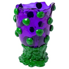 Contemporary Gaetano Pesce Nugget M Vase Resin Lila Grün