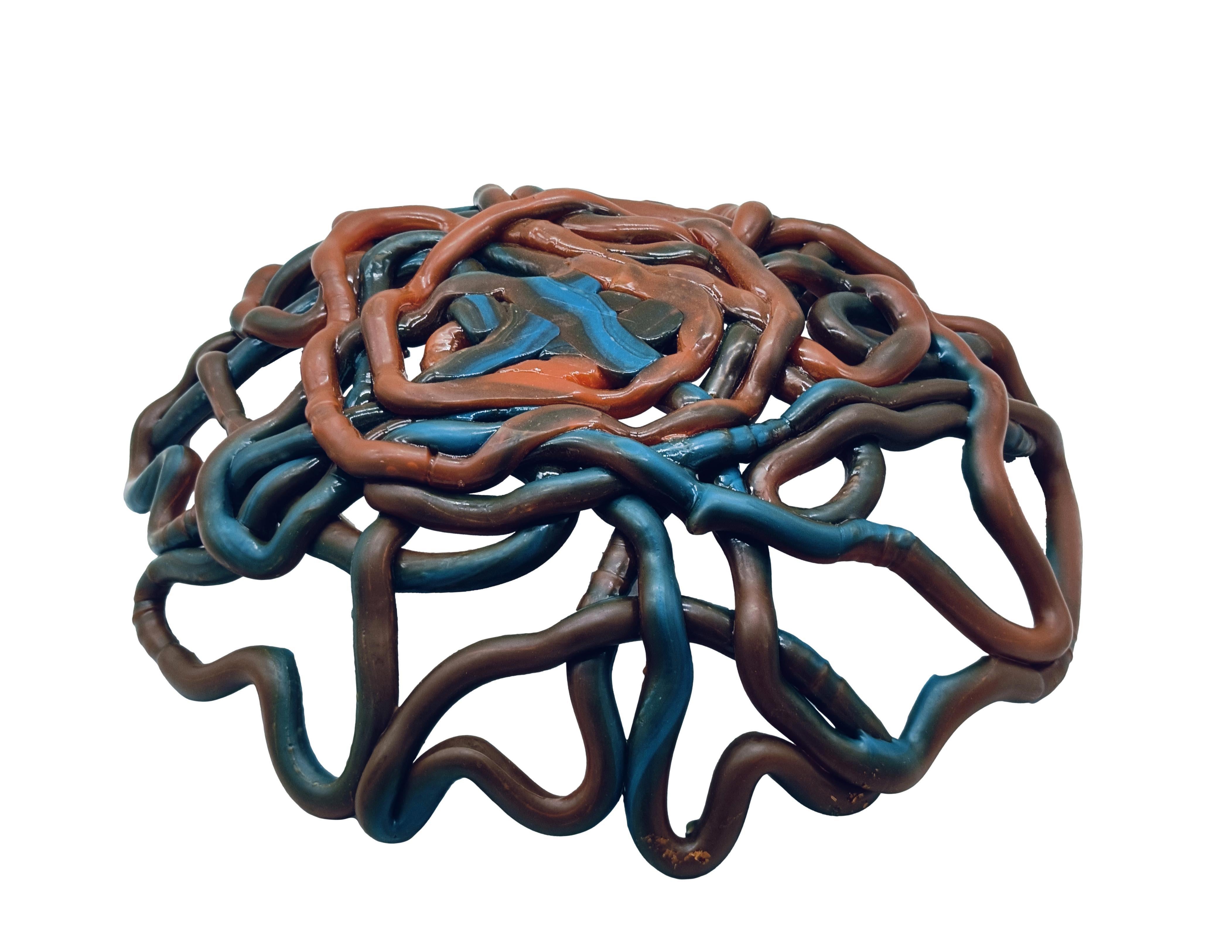 Italian Gaetano Pesce for Fish Design Resin centerpiece 