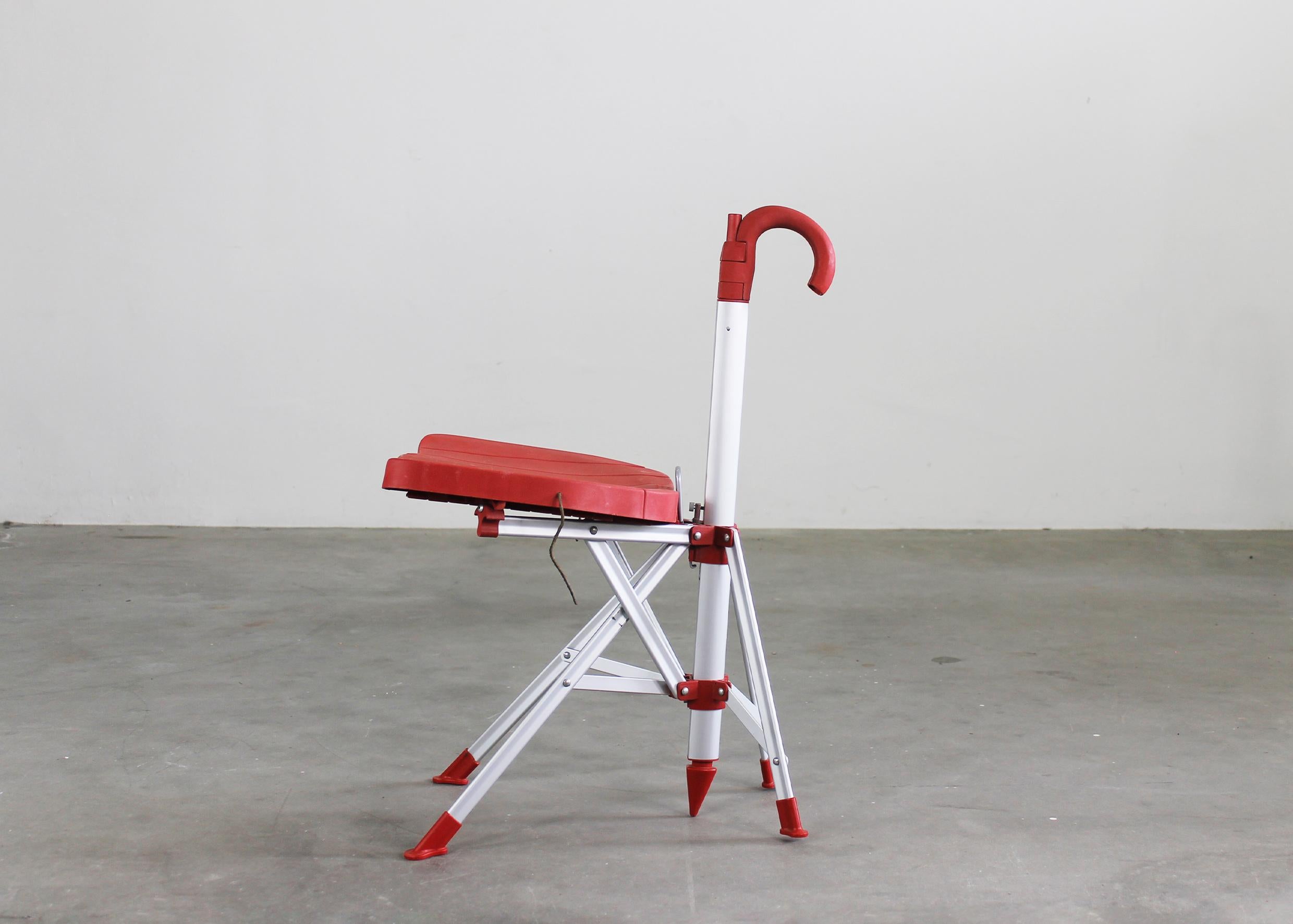 Gaetano Pesce Set di quattro sedie a ombrello multicolore di Zerodisegno anni '90 in vendita 7