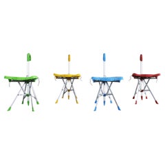 Gaetano Pesce Set of Four Multicoloured Umbrella Chairs by Zerodisegno 1990s