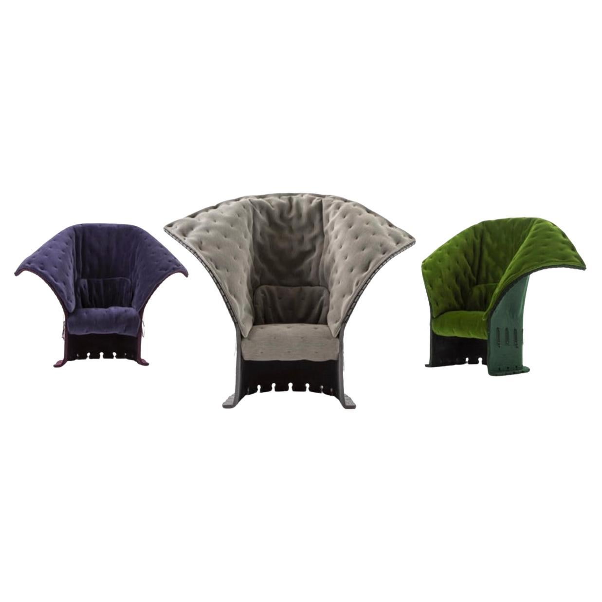 Gaetano Pesce Set of Three Feltri Felt Chair For Cassina