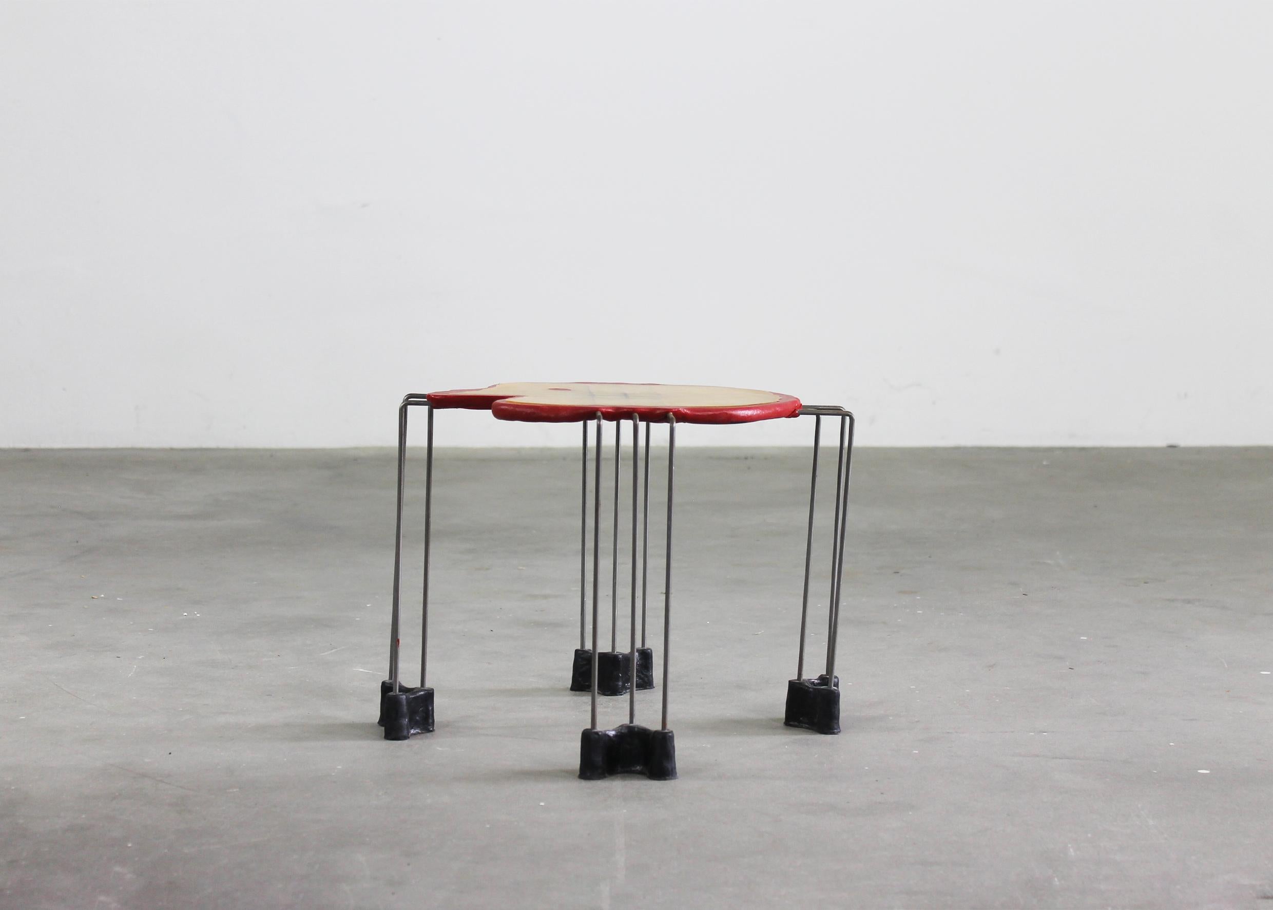 Gaetano Pesce Set of Three Nesting Play Tables in Resin by Fish Design 1999 For Sale 4