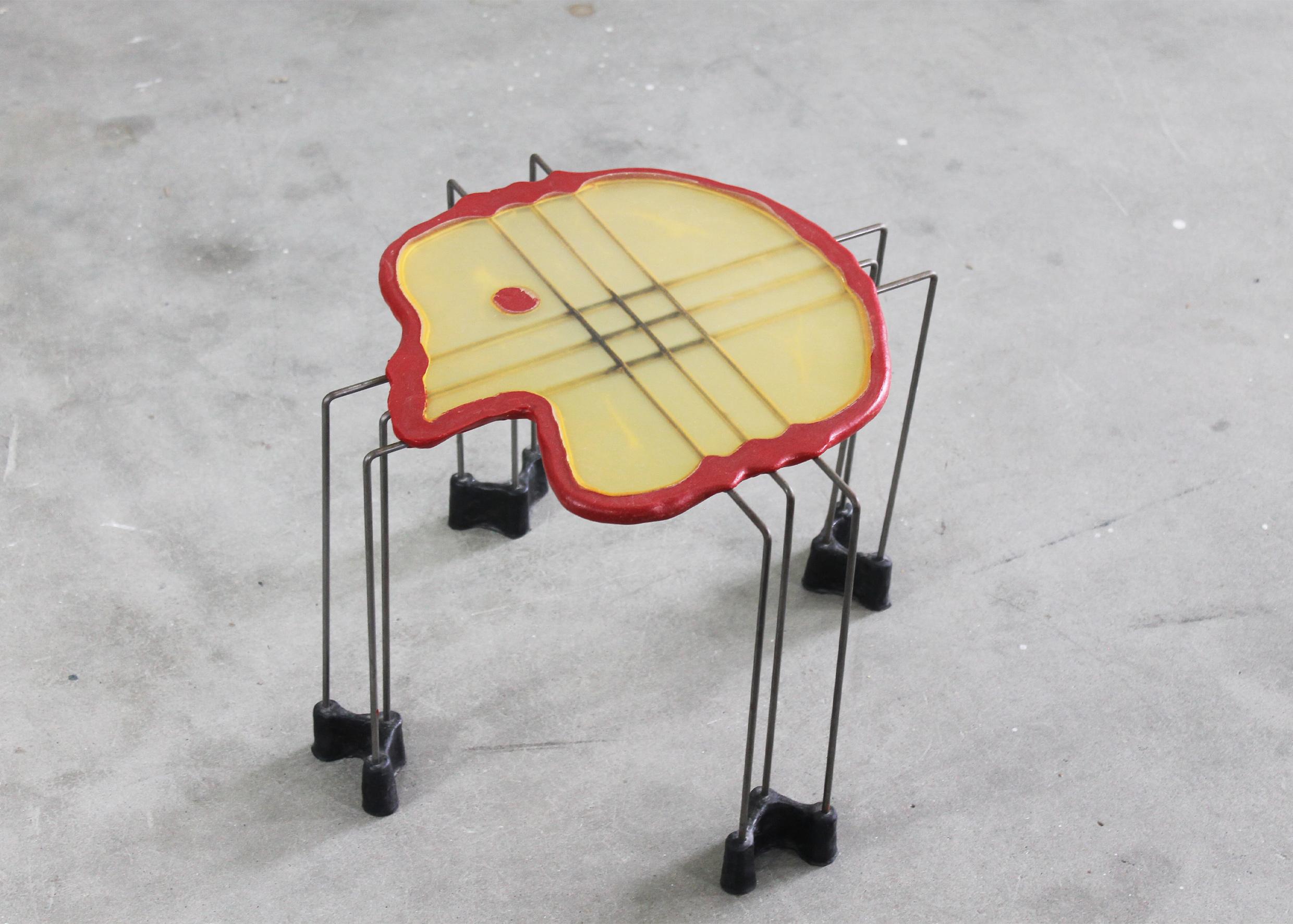Gaetano Pesce Set of Three Nesting Play Tables in Resin by Fish Design 1999 For Sale 5