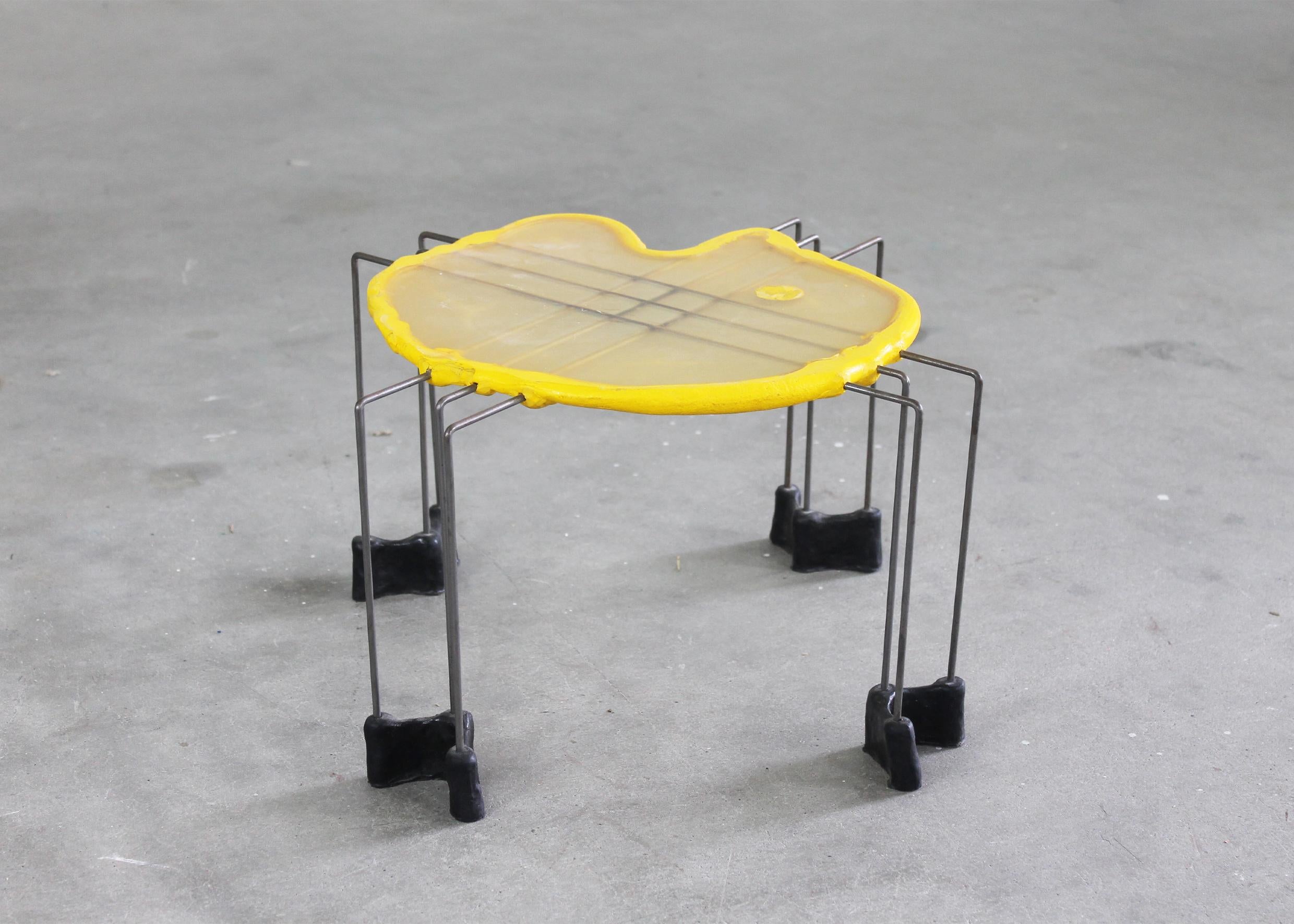 Steel Gaetano Pesce Set of Three Nesting Play Tables in Resin by Fish Design 1999 For Sale