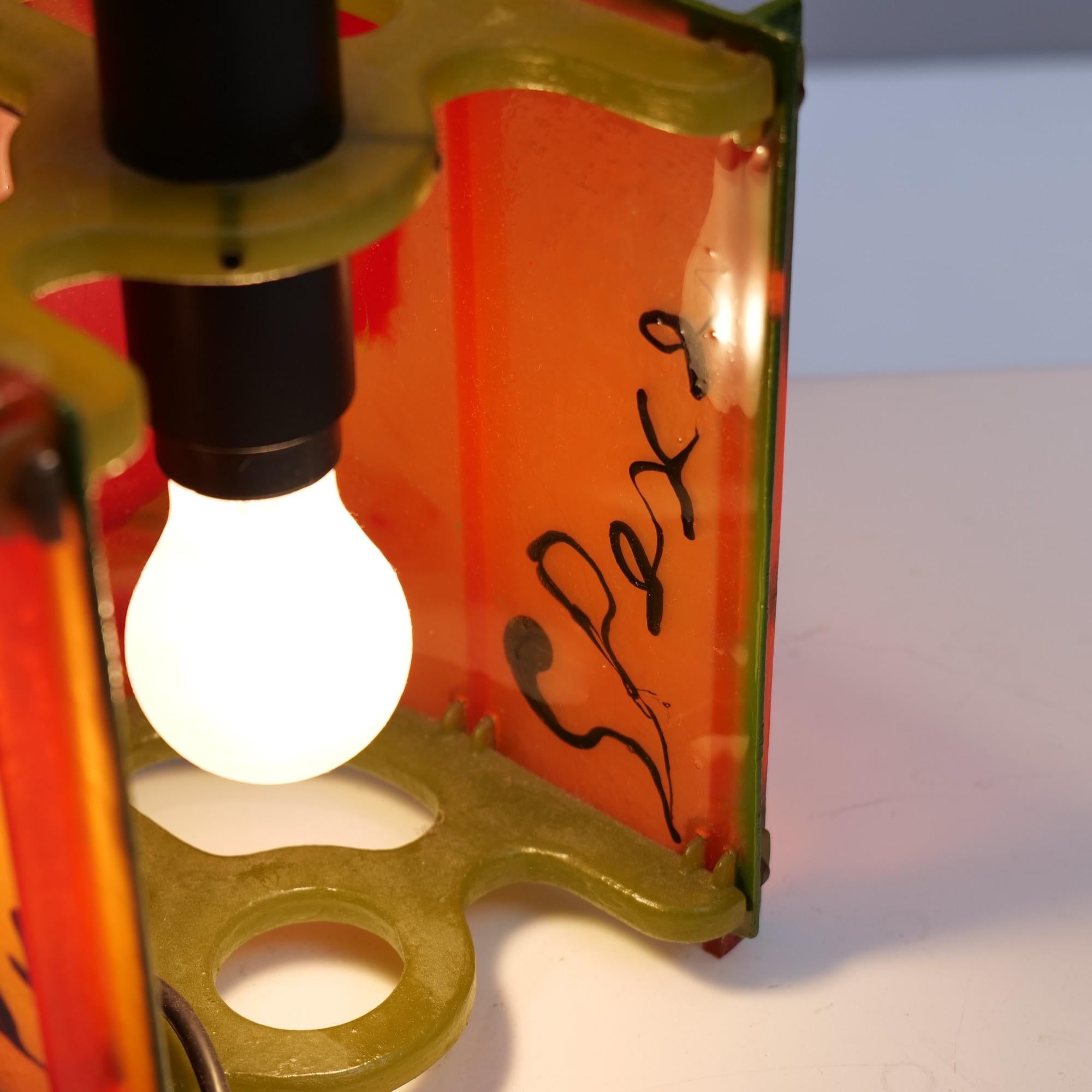 Postmoderno Gaetano Pesce - some of us lamp by Open Sky - signed & dated in vendita