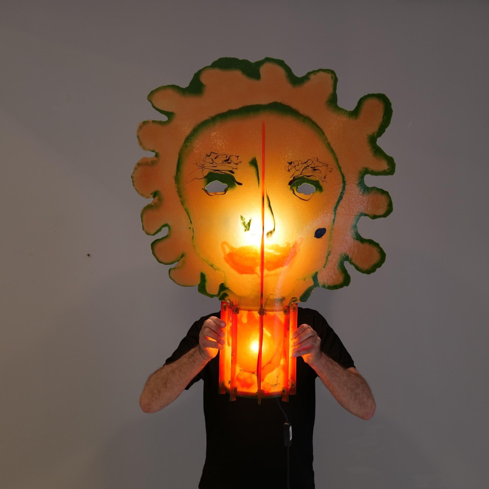 Gaetano Pesce - some of us lamp by Open Sky - signed & dated in vendita 1
