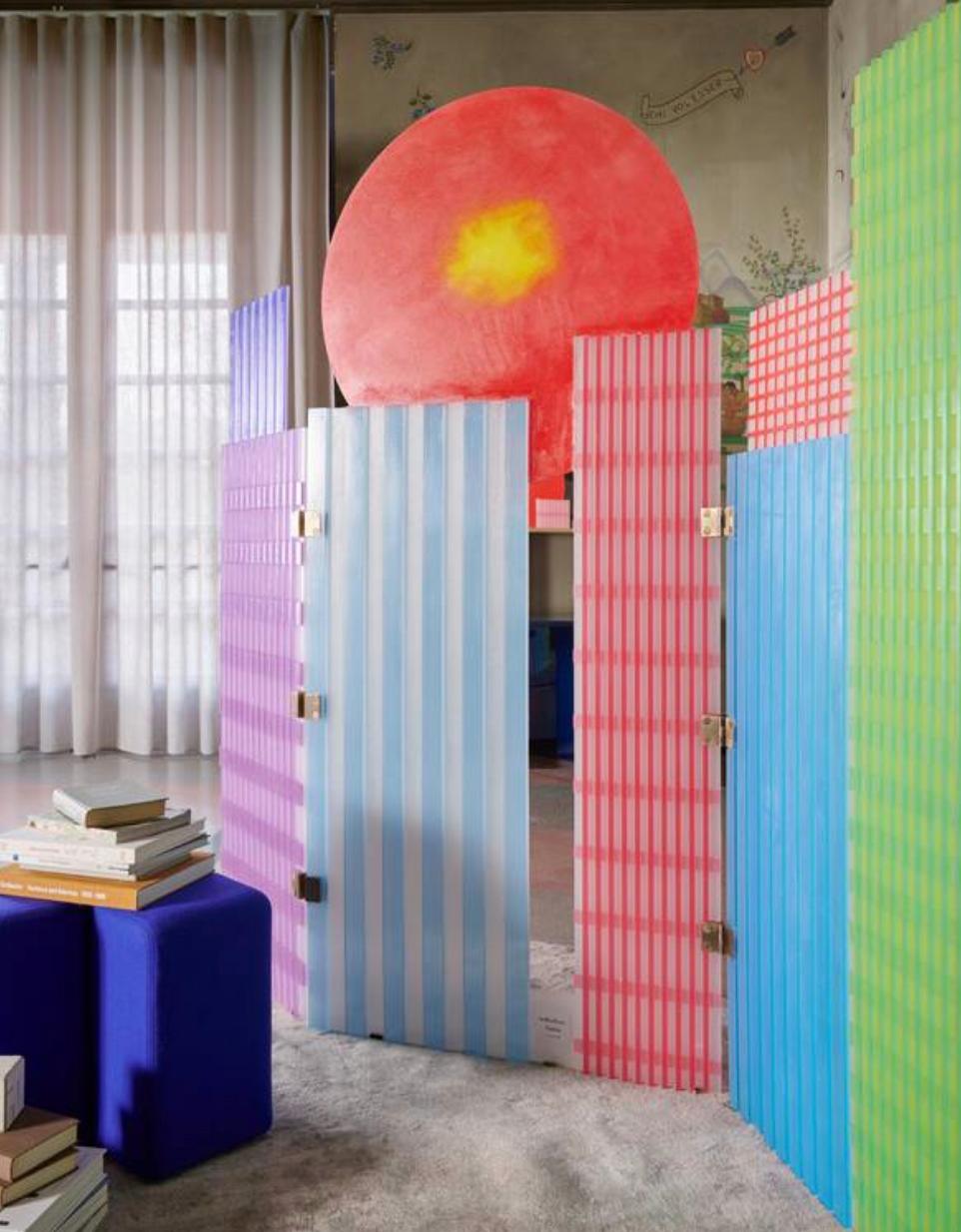 Mid-Century Modern Gaetano Pesce Tramonto A New York Screen For Cassina For Sale
