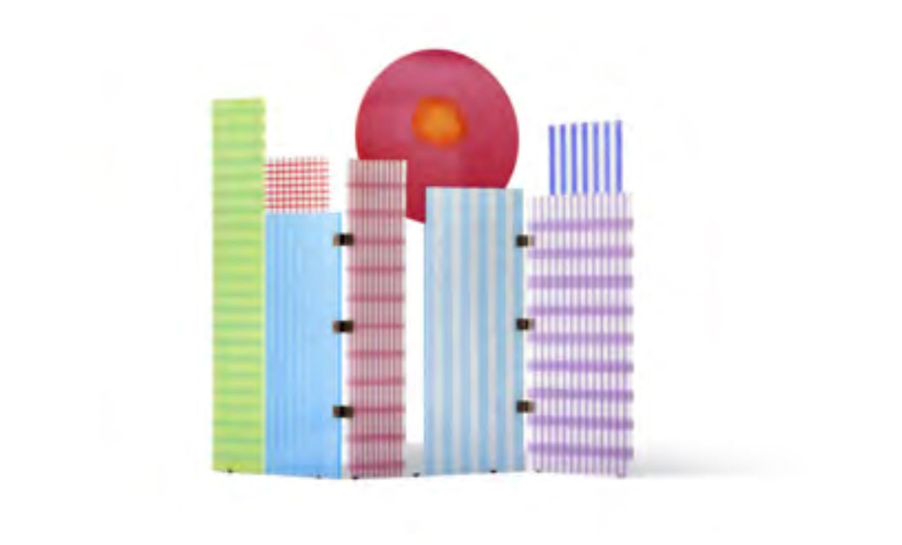 Italian Gaetano Pesce Tramonto A New York Screen For Cassina For Sale
