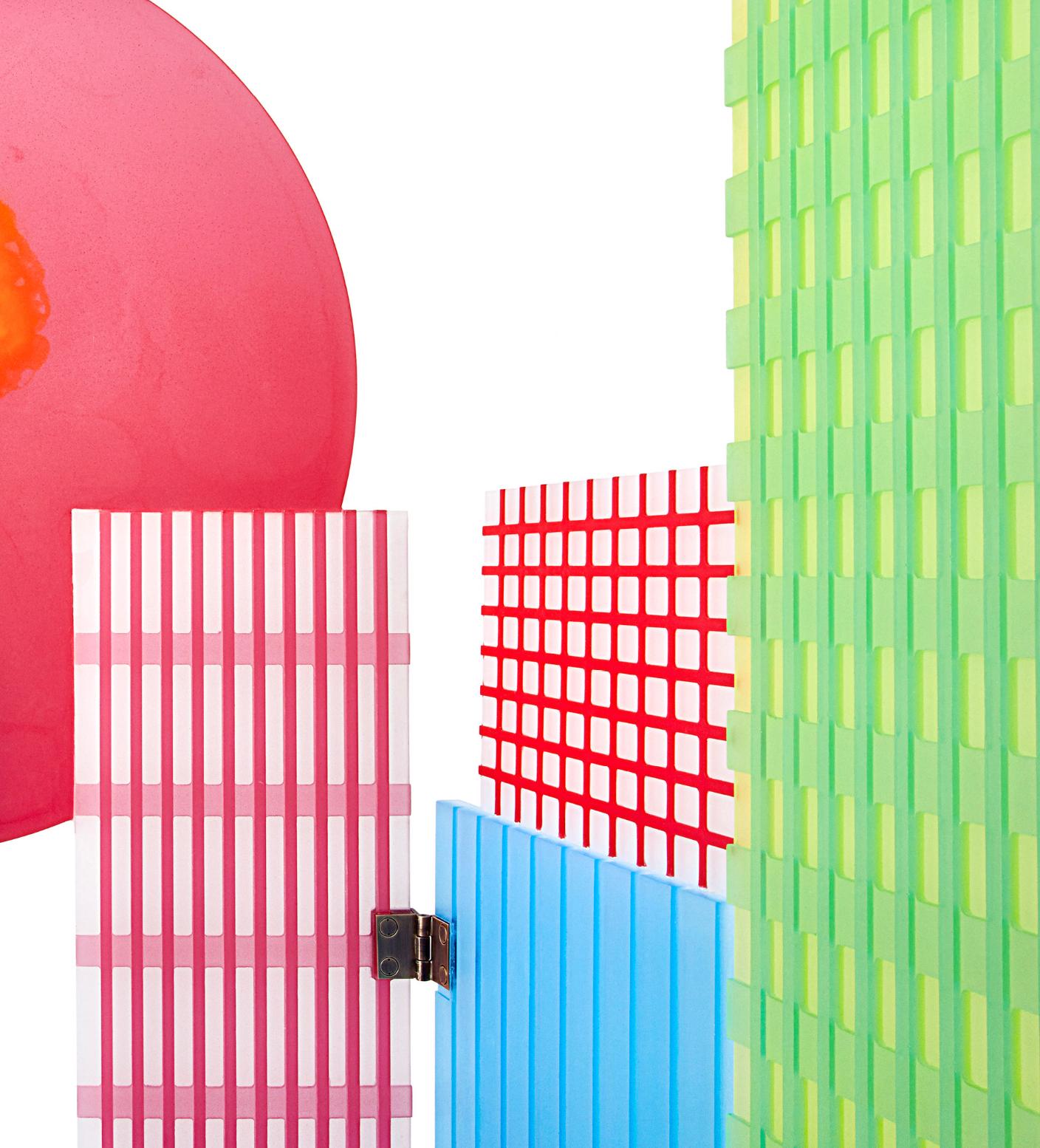 Contemporary Gaetano Pesce Tramonto A New York Screen For Cassina For Sale