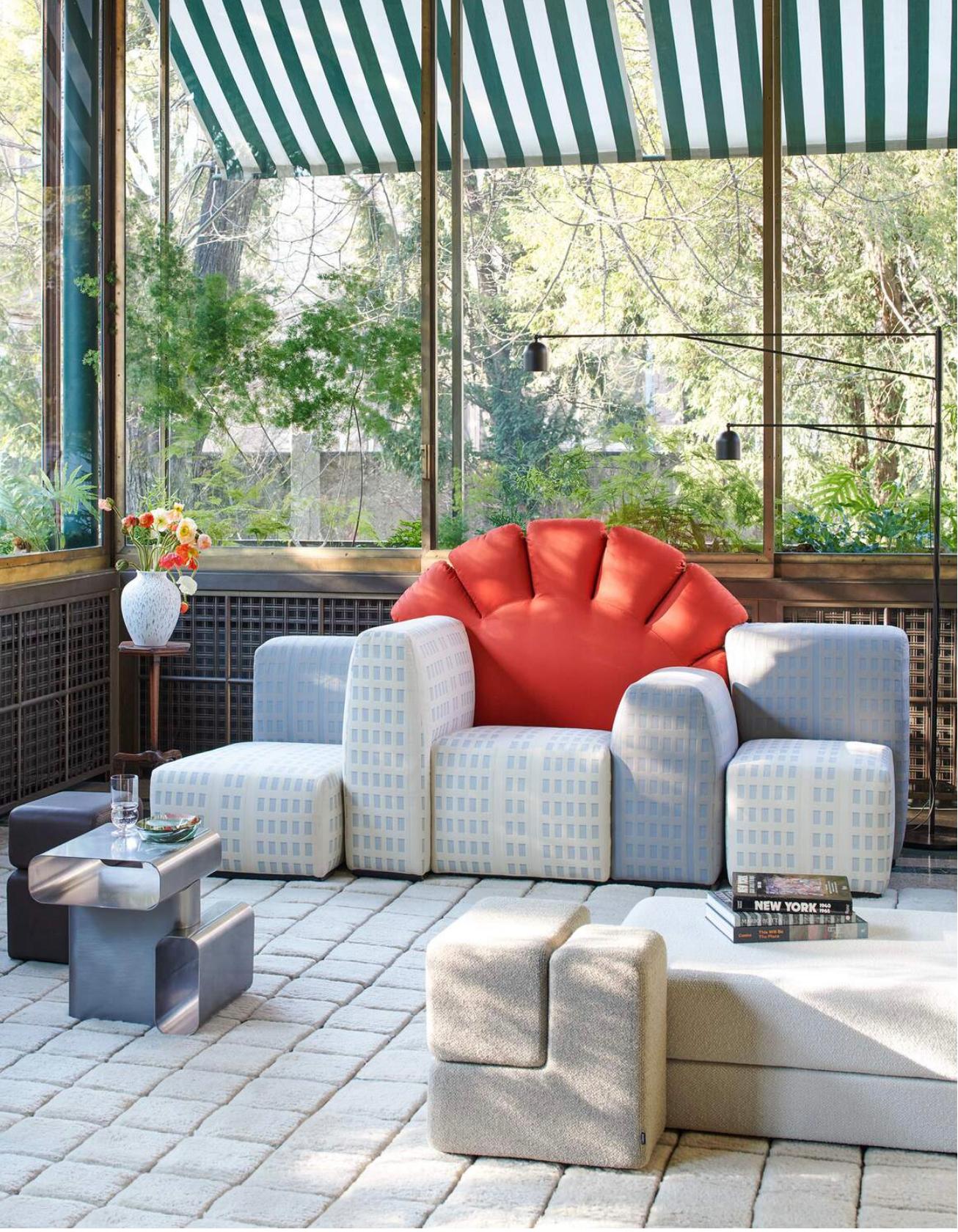 Gaetano Pesce Tramonto A New York Sofa For Cassina For Sale 3